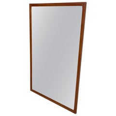 Vintage Kai Kristiansen Modern Teak Wall Mirror by Aksel Kjersgaard #168k, Denmark 1960s