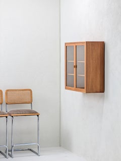Kai Kristiansen Oak and Glass Display Cabinet for FM Møbler, Denmark, c.1960