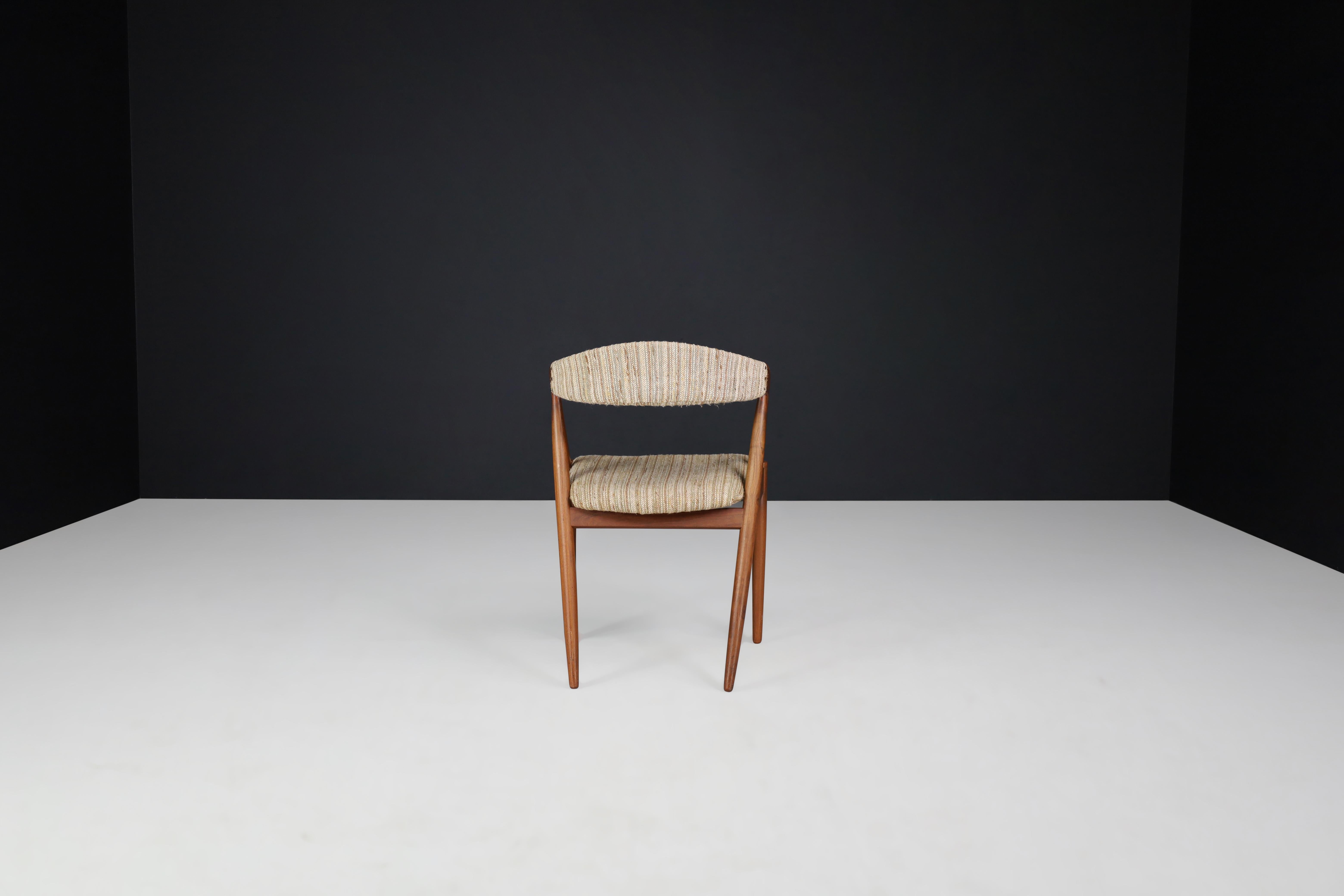 Kai Kristiansen Oak Dining Chairs, Denmark 1960s  4