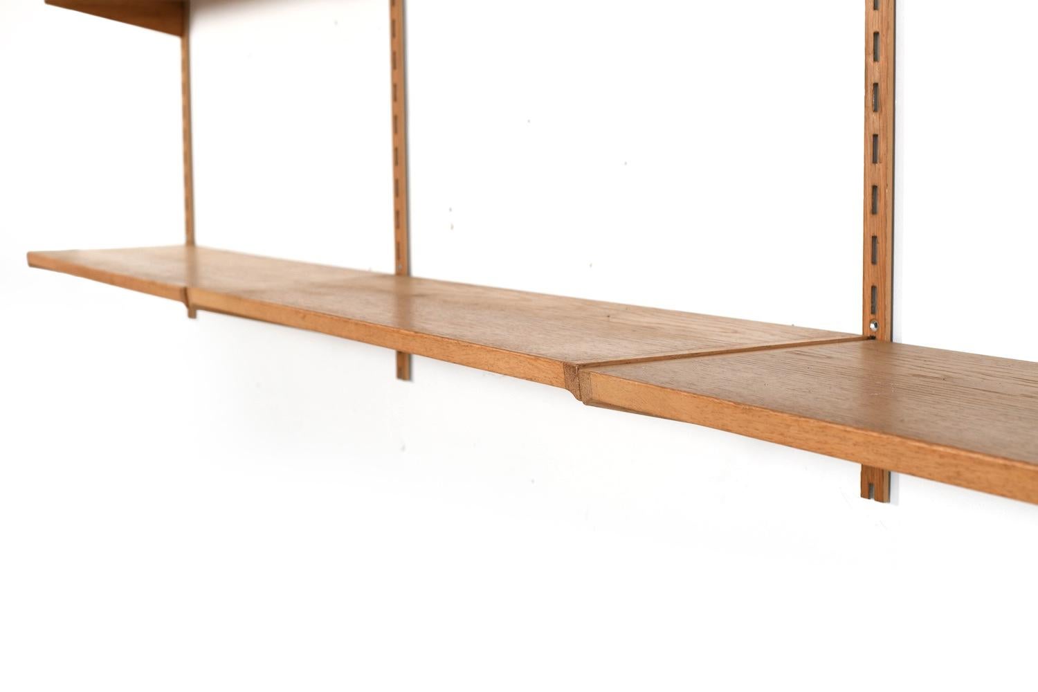 Kai Kristiansen Oak Shelf System 1960s In condizioni buone in vendita a Handewitt, DE