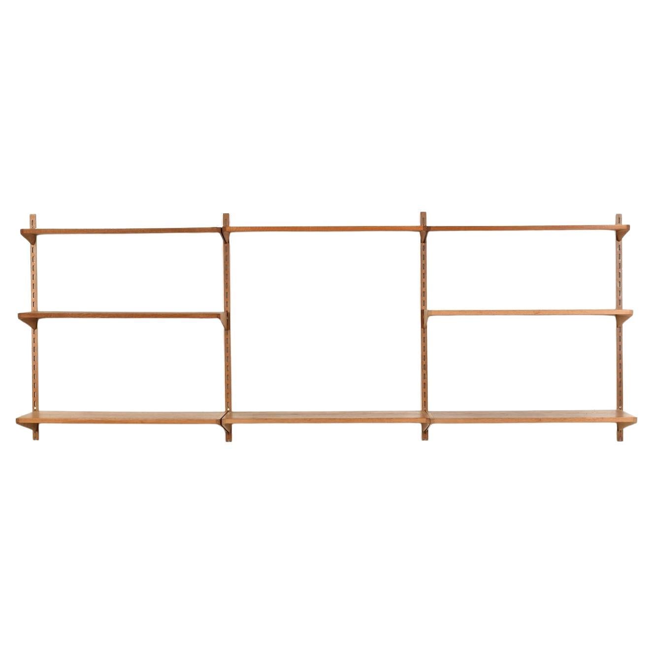 Kai Kristiansen Oak Shelf System 1960s in vendita