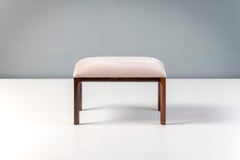 Kai Kristiansen, Paar Ottomane aus Rosenholz und Mohair, 1950er Jahre