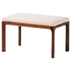 Kai Kristiansen, Paar Ottomanen aus Rosenholz von Aksel Kjersgaard, 1950er Jahre