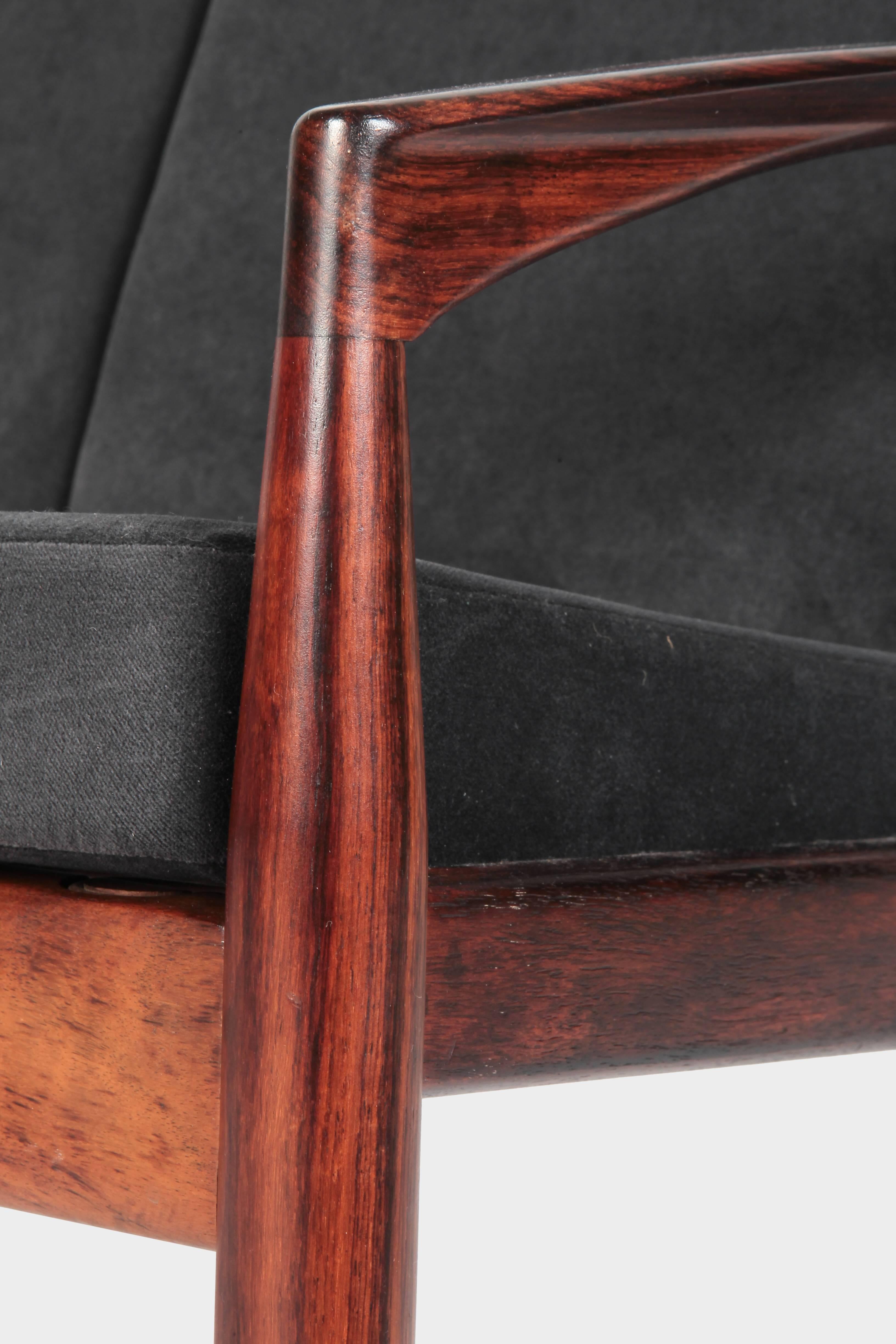 Kai Kristiansen “Paper Knife” Sofa Model 121 Magnus Olesen, 1960s In Good Condition In Basel, CH
