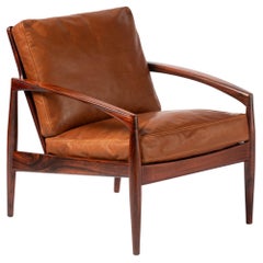 Kai Kristiansen Paper Knife Vintage 1950s Rosewood Lounge Chair Kai Kristiansen Paper Knife Vintage 1950s Rosewood Lounge Chair