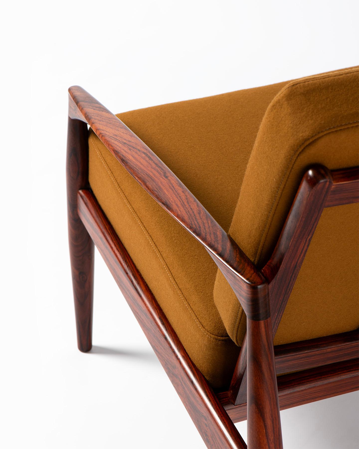 Kai Kristiansen Paper Knife Chaises longues en bois de rose des années 1950 Excellent état - En vente à London, England