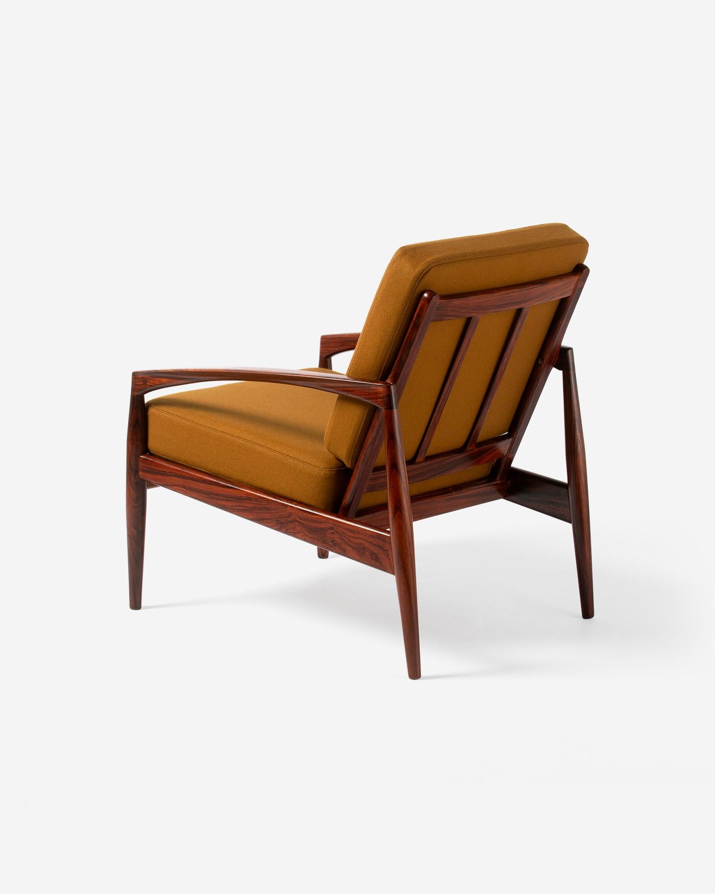 Milieu du XXe siècle Kai Kristiansen Paper Knife Chaises longues en bois de rose des années 1950 en vente