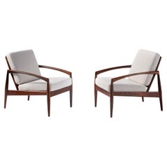 Kai Kristiansen Paper Knife Vintage 1950s Rosewood Lounge Chairs