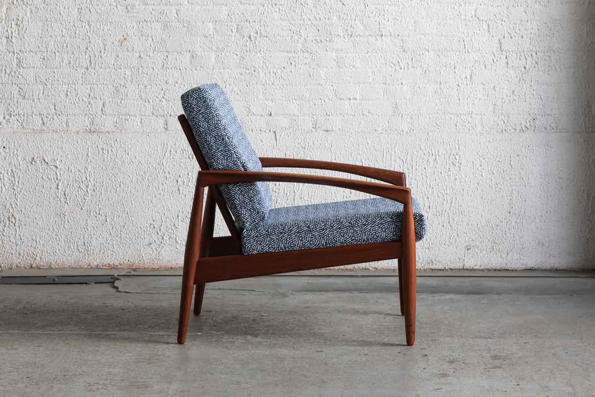 Mid-Century Modern Kai Kristiansen 'Paperknife' Easy Chair for Magnus Oleson, Denmark, 1955
