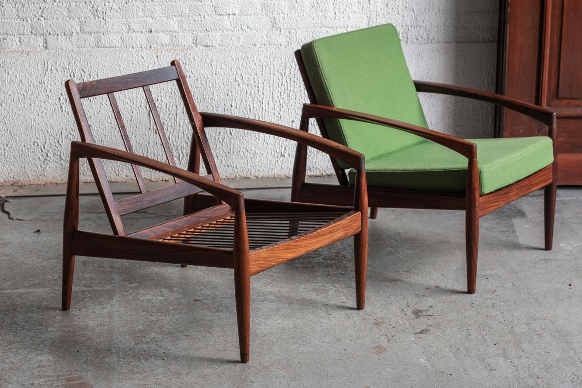 Kai Kristiansen 'Paperknife' Easy Chairs, aka ‘model 121’, Denmark, 1955 4