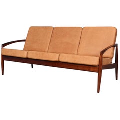 Kai Kristiansen Paperknife Three-Seat Sofa, rosewood