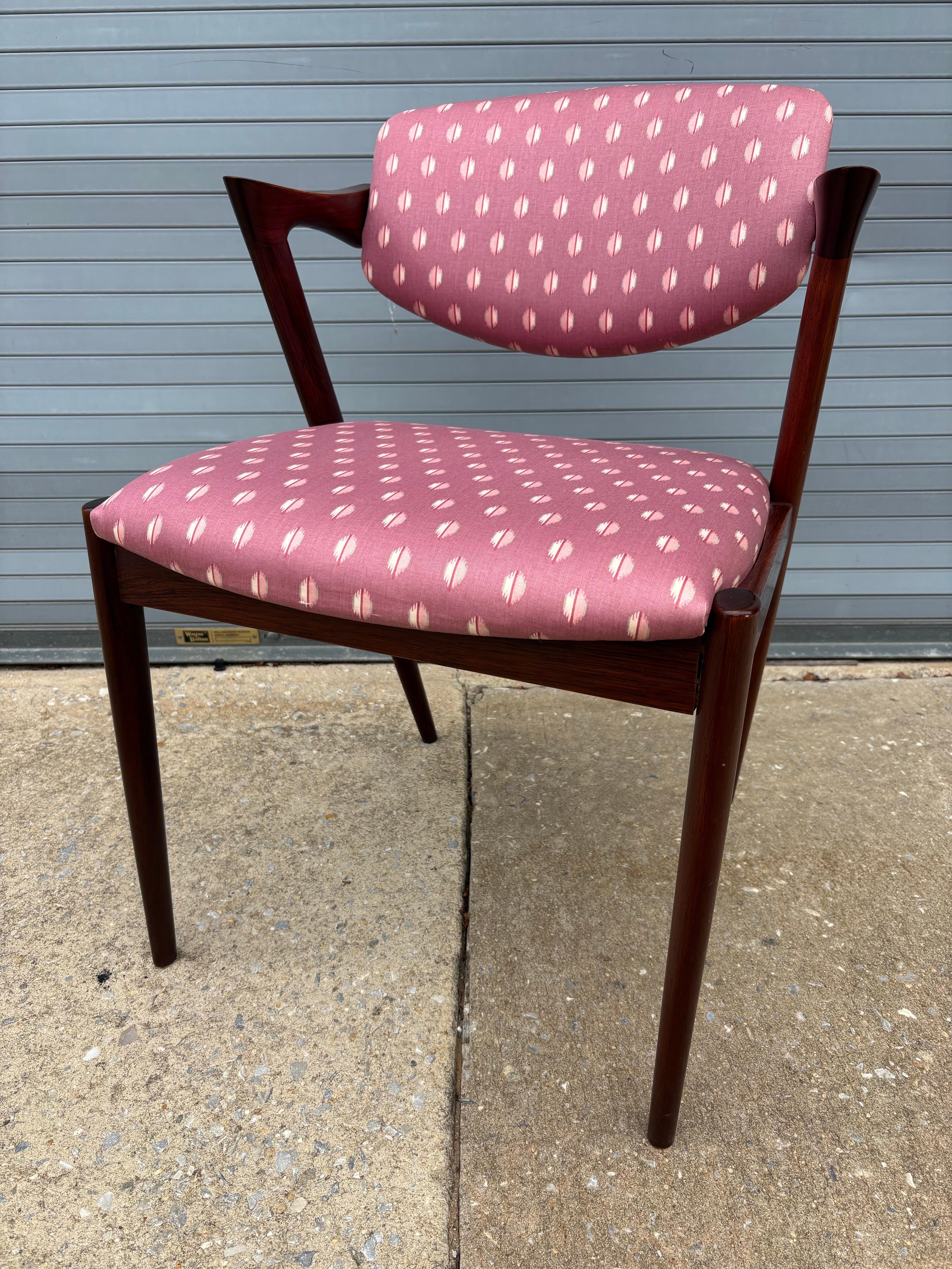 Danish Kai Kristiansen Rosewood Armchair Model 42 For Sale
