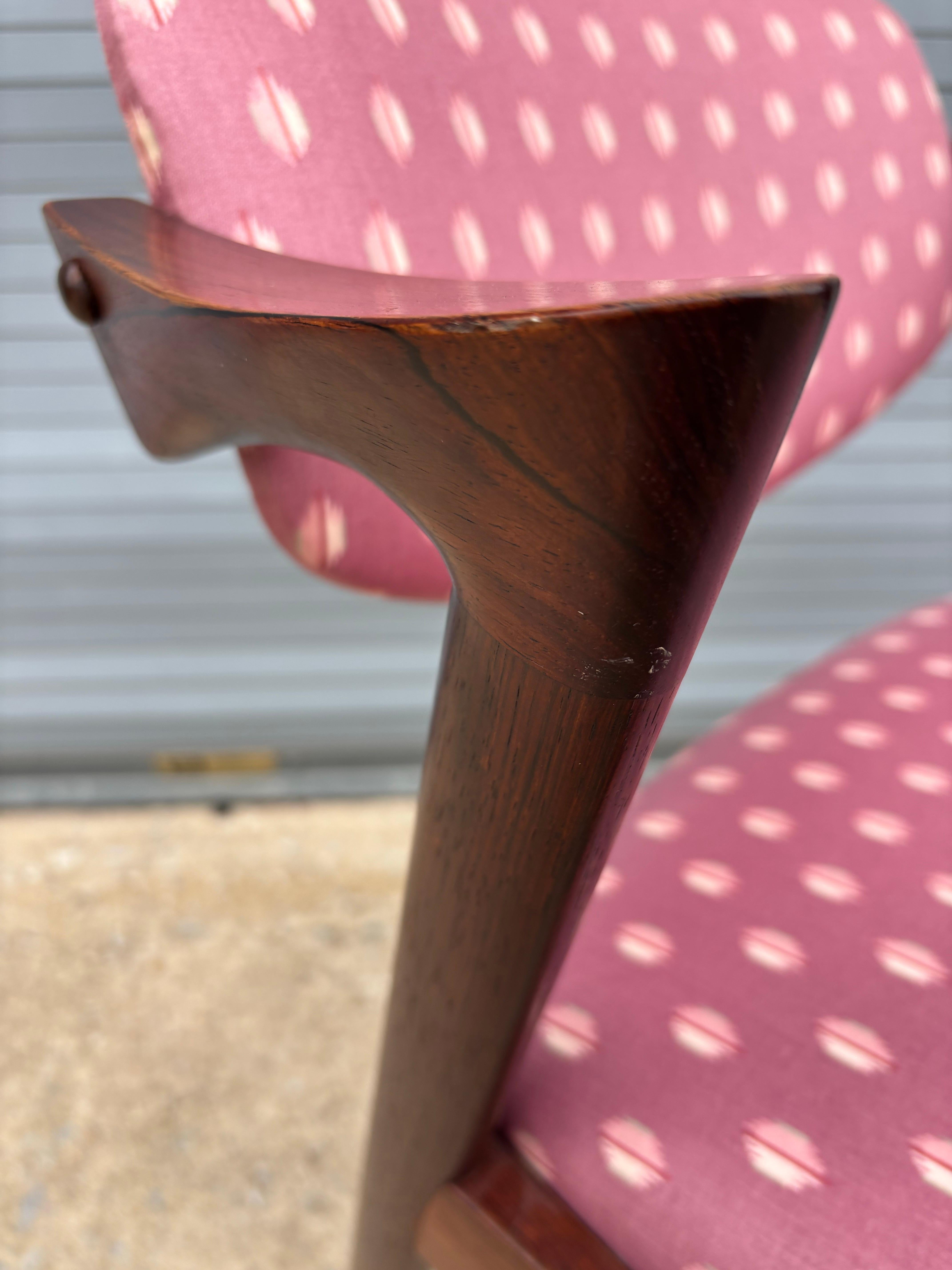 Mid-20th Century Kai Kristiansen Rosewood Armchair Model 42 For Sale