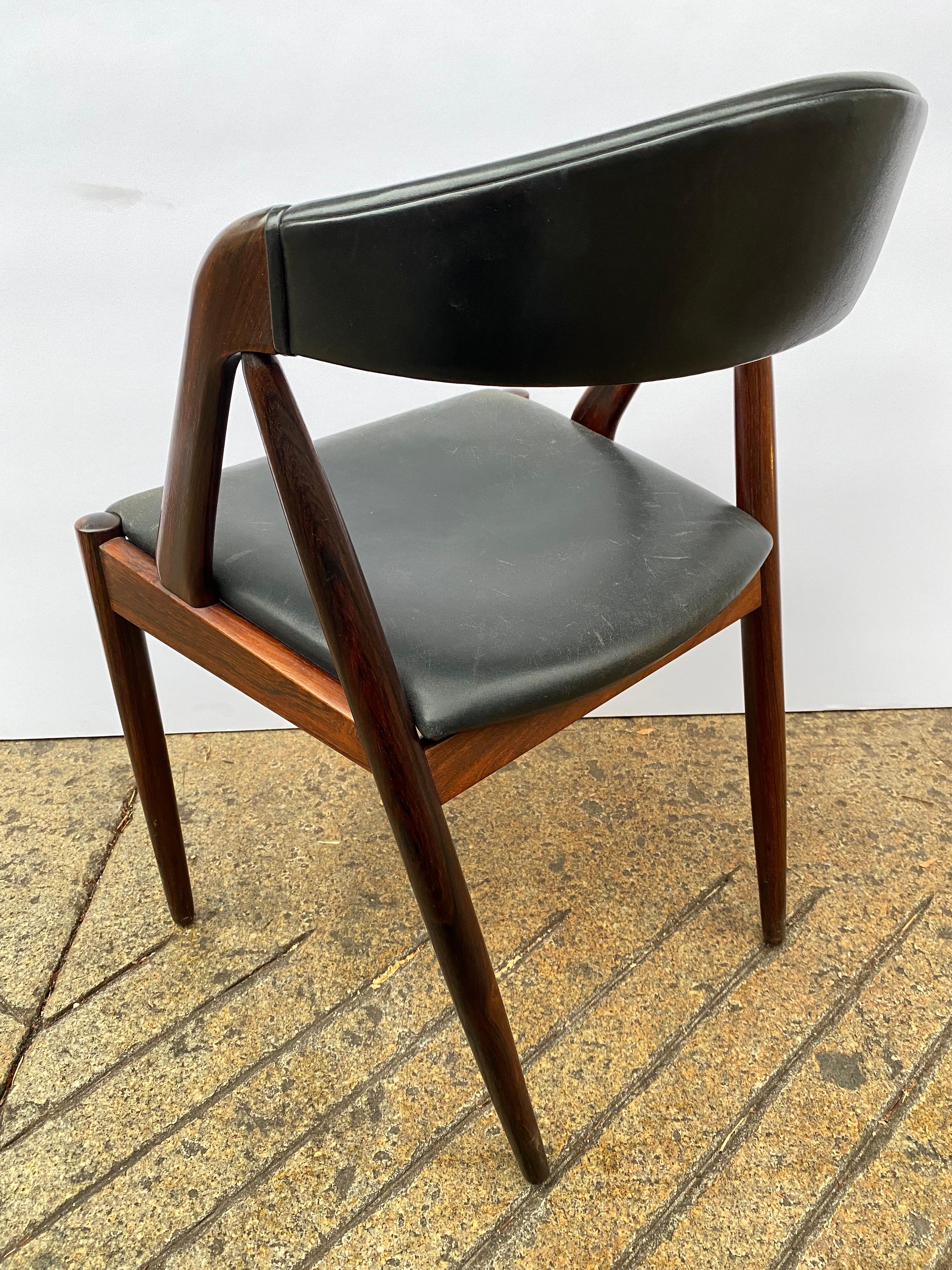 Danish Kai Kristiansen Rosewood Chair Model 31