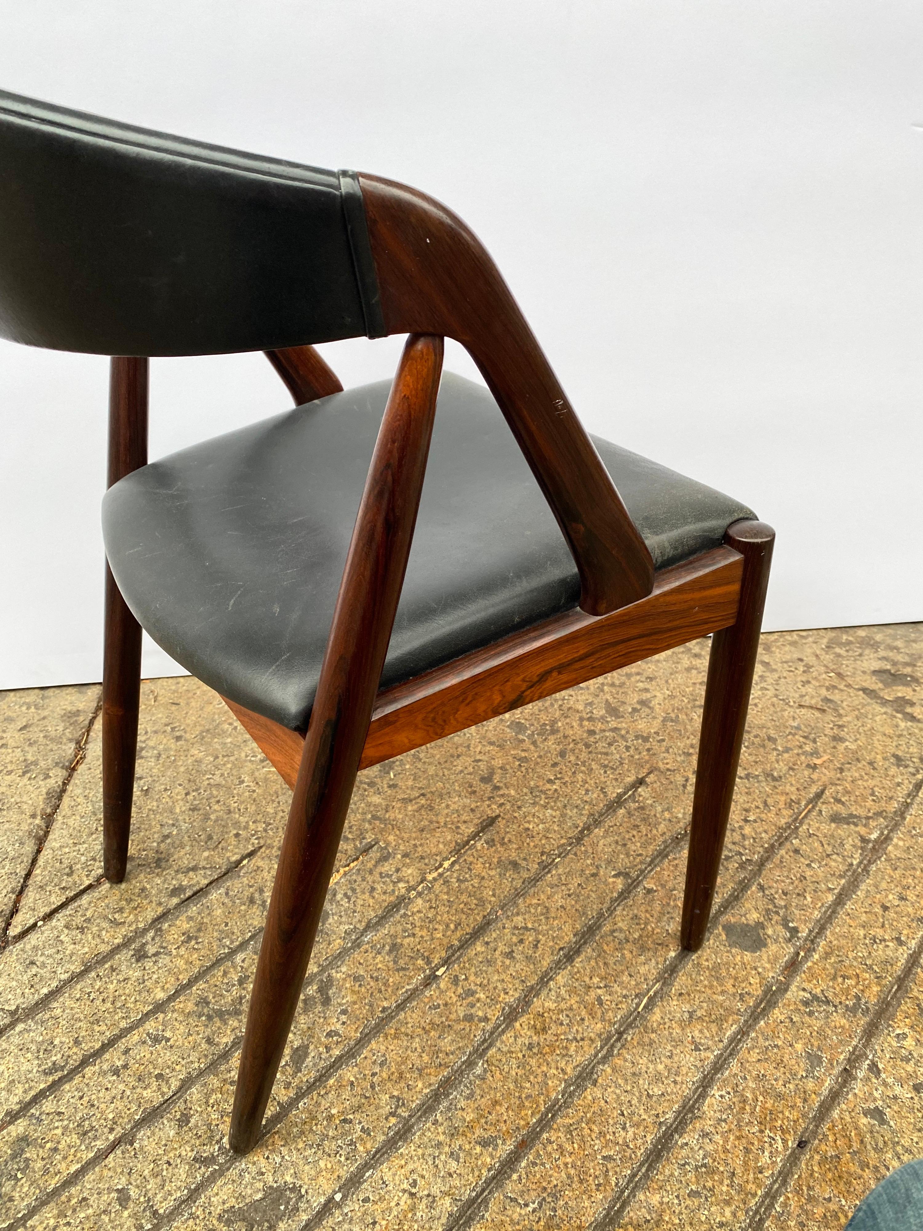 Mid-20th Century Kai Kristiansen Rosewood Chair Model 31