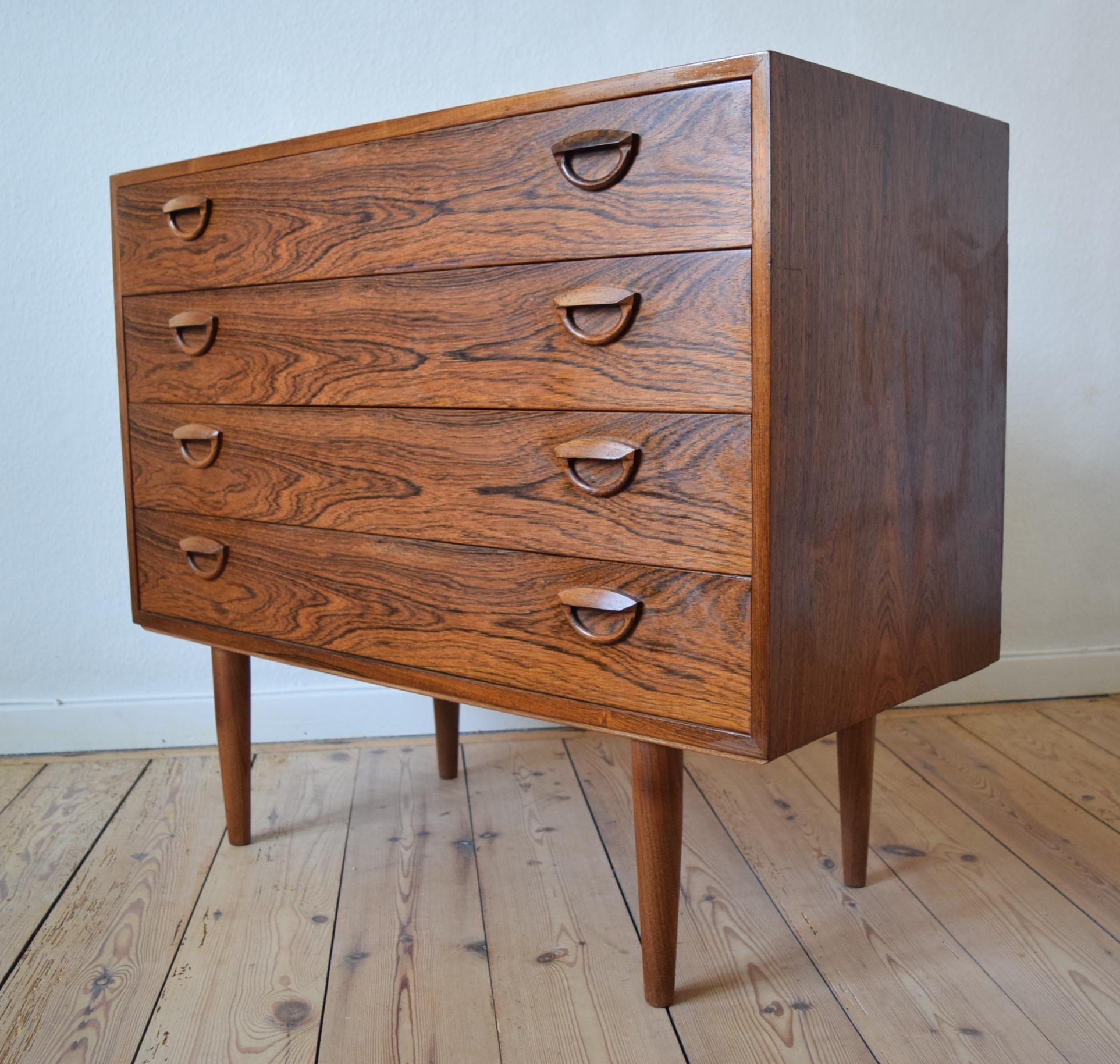 Kai Kristiansen Rosewood Chest of Drawers, 1960s For Sale 1