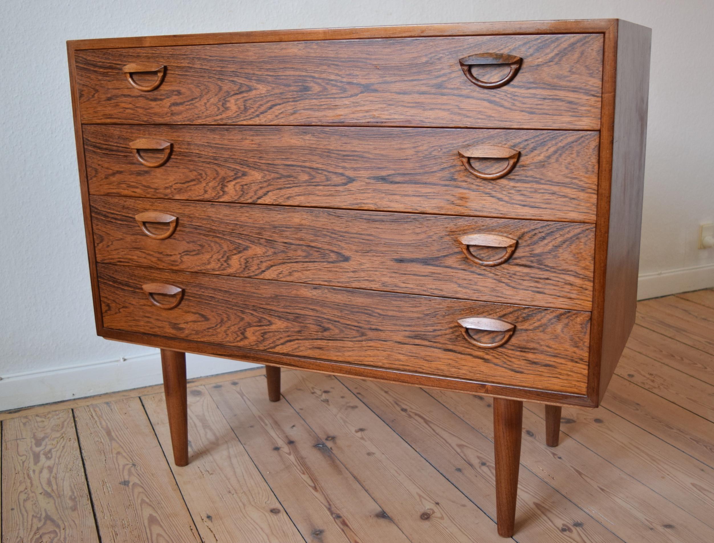 Kai Kristiansen Rosewood Chest of Drawers, 1960s For Sale 3