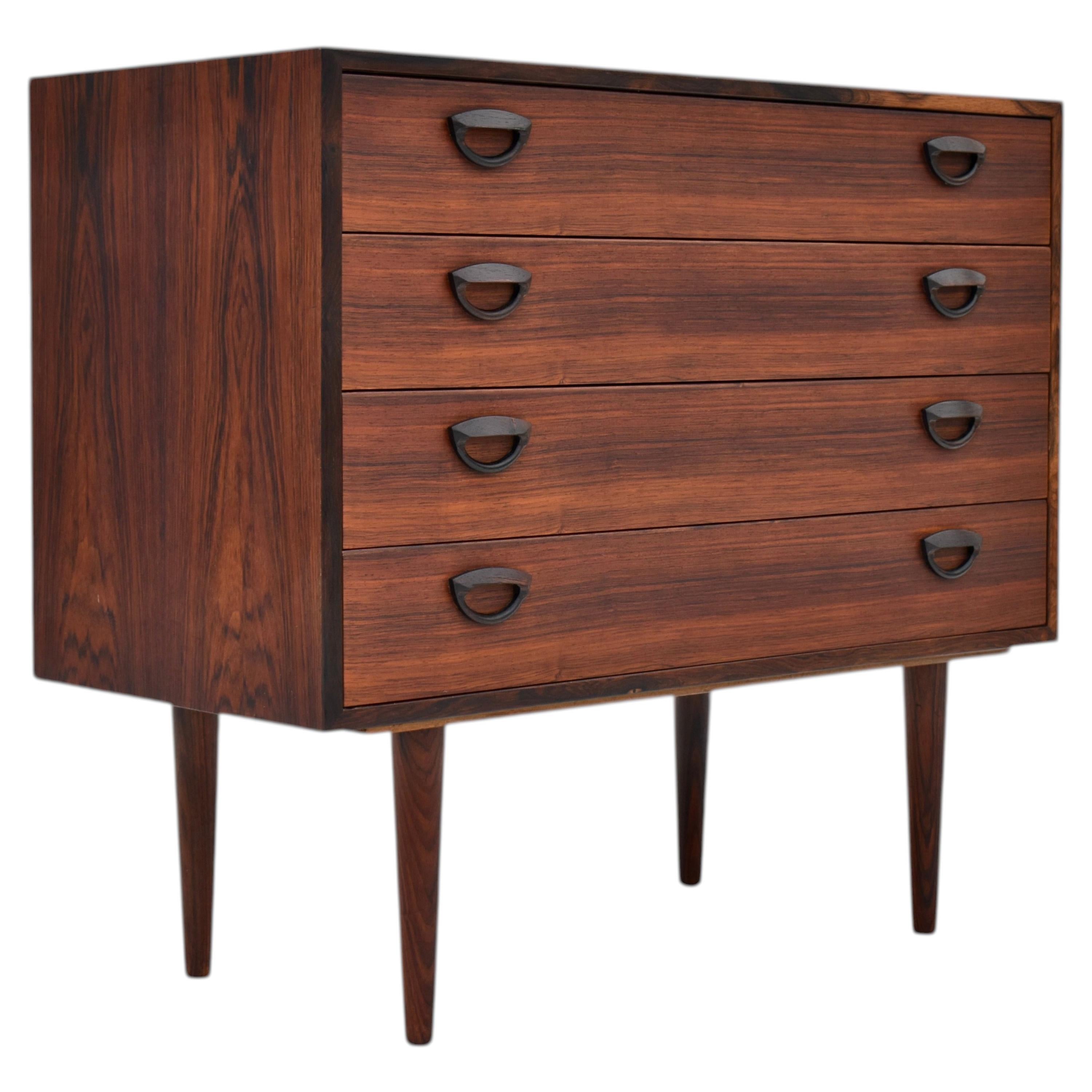 Kai Kristiansen Rosewood Chest Of Drawers For Sale