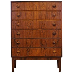 Kai Kristiansen Rosewood Chest of Drawers Vintage