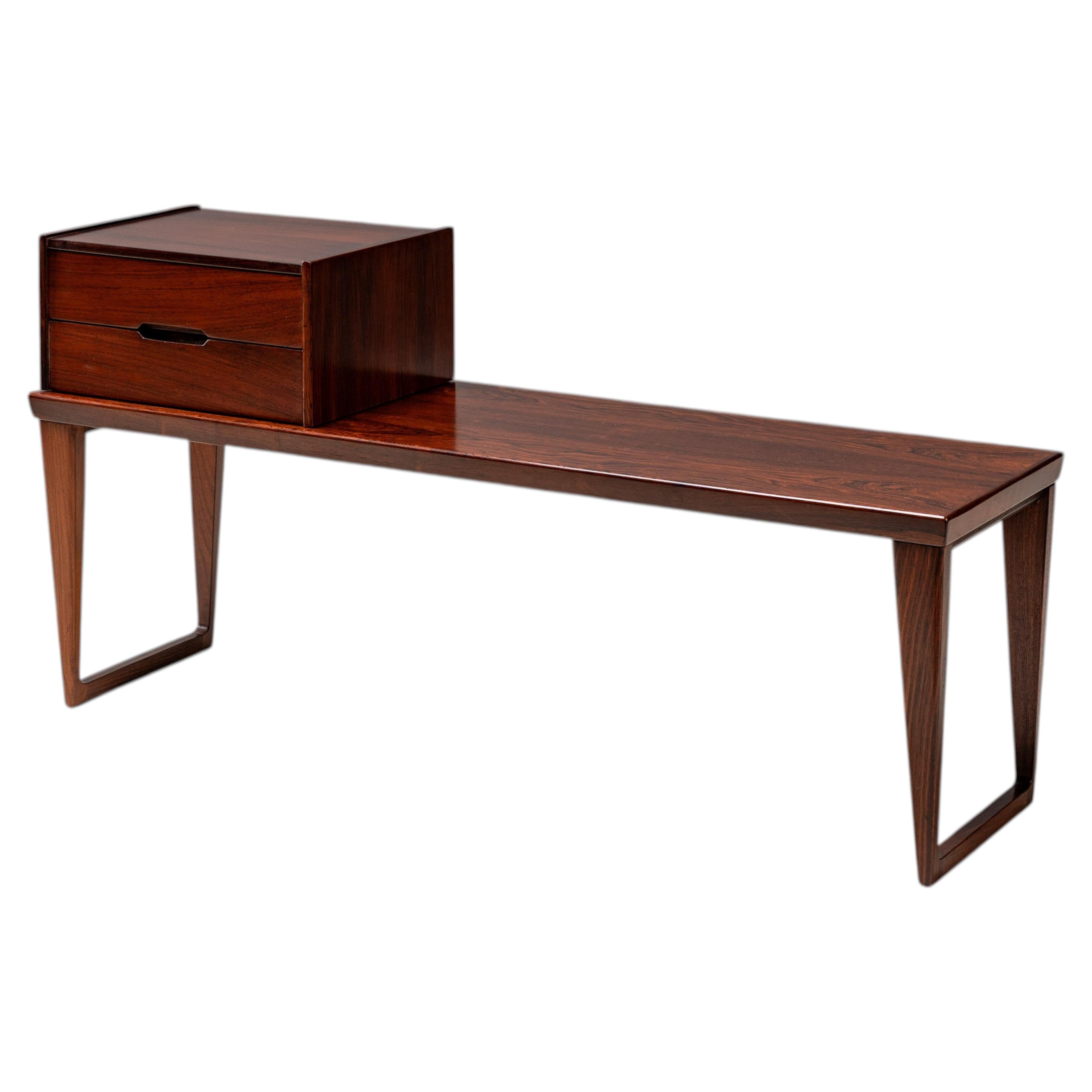 Kai Kristiansen Rosewood Console For Sale