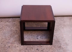Kai Kristiansen Rosewood "Cube" of Three Interlocking Nesting Tables