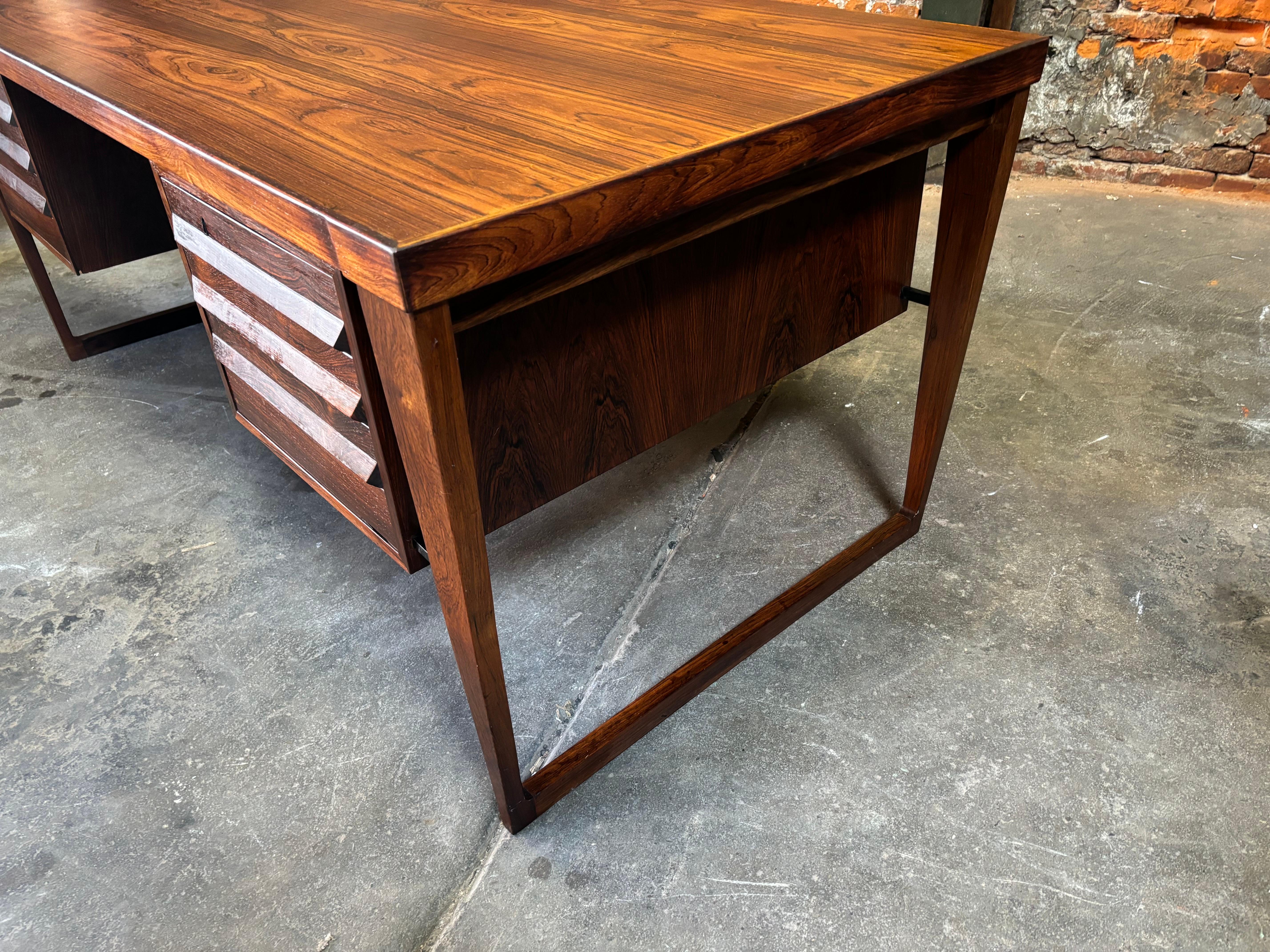 Danish Kai Kristiansen Rosewood Desk Model 70