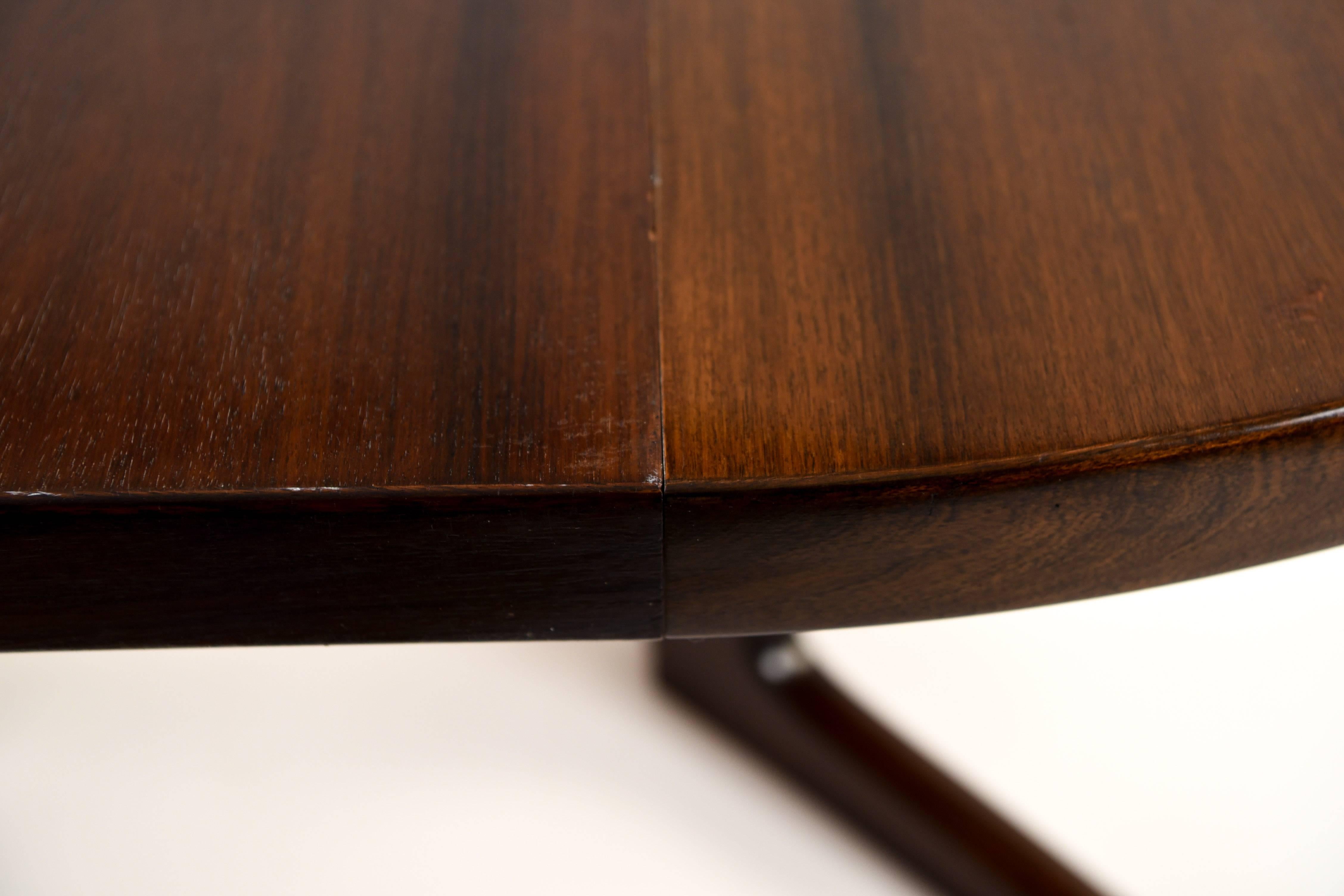 Kai Kristiansen Rosewood Dining Table In Good Condition In Norwalk, CT