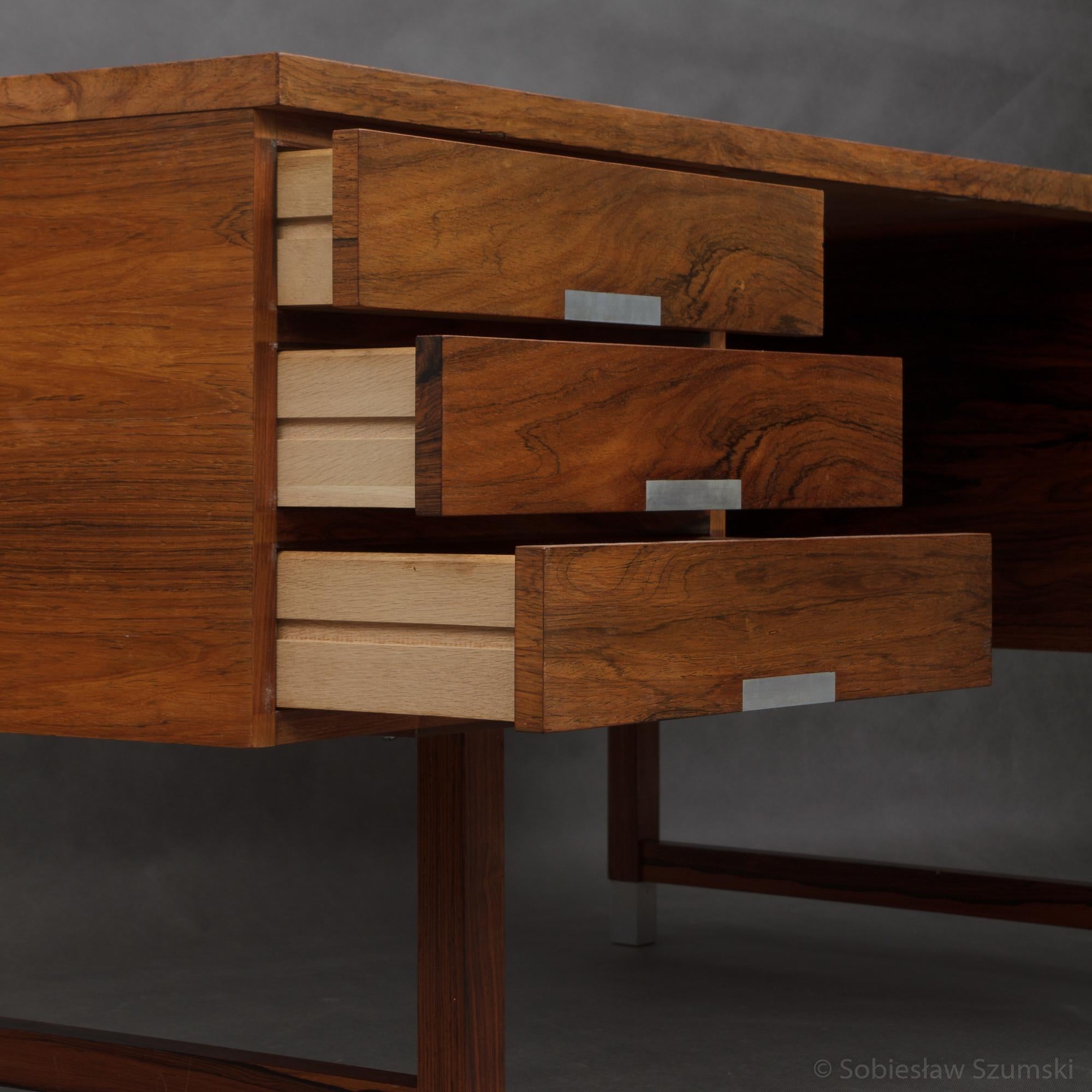 Kai Kristiansen Rosewood EP401 Desk For Sale 5