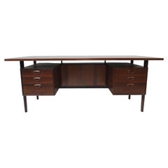 Kai Kristiansen Rosewood Ex Long Executive Desk by Feldballes Denmark