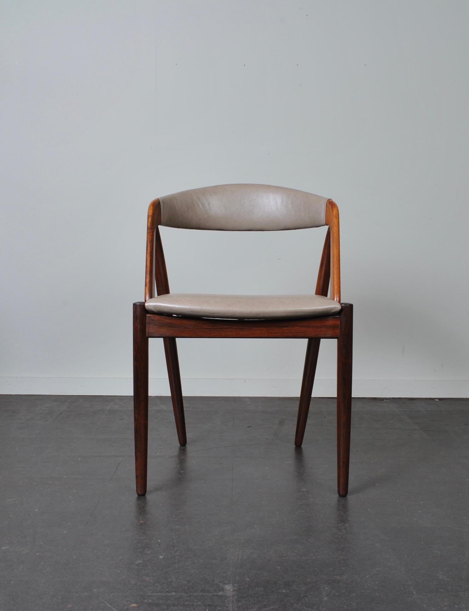 Danish Kai Kristiansen Rosewood Model 31 Chairs, 5 Available