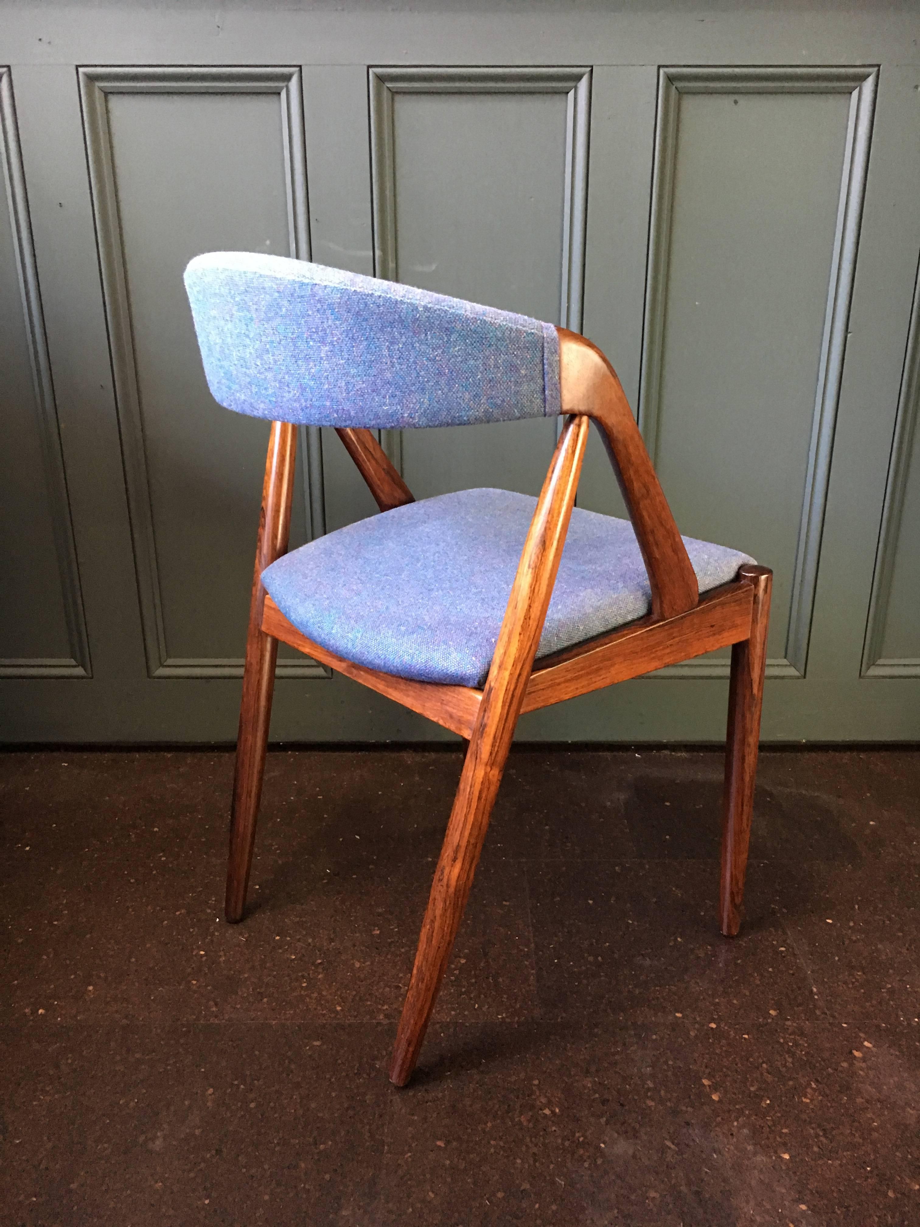 Kai Kristiansen Rosewood Model 31 Chairs, Reupholstered, Set of 10. 5