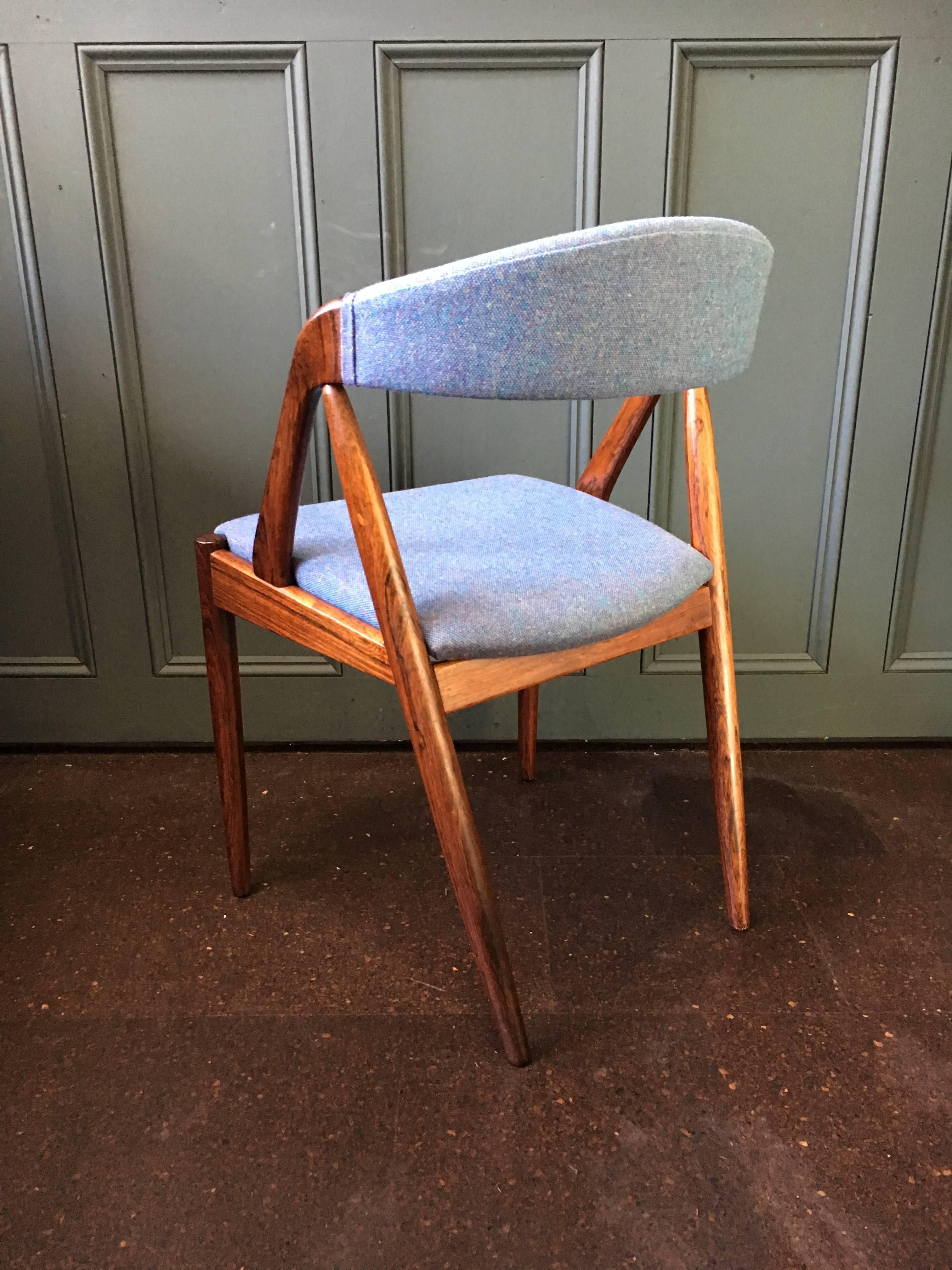 Kai Kristiansen Rosewood Model 31 Chairs, Reupholstered, Set of 10. 7