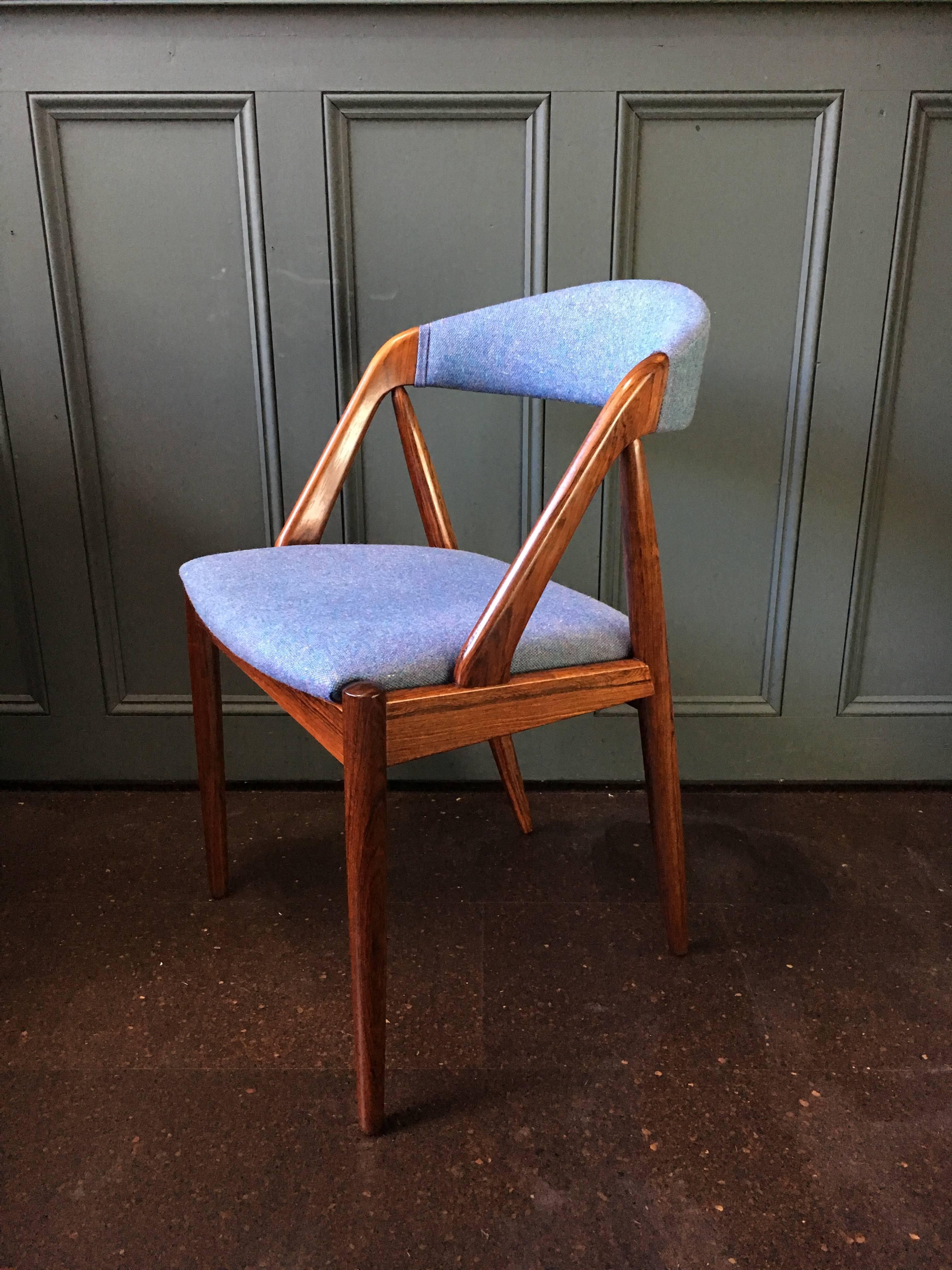 Kai Kristiansen Rosewood Model 31 Chairs, Reupholstered, Set of 10. 9