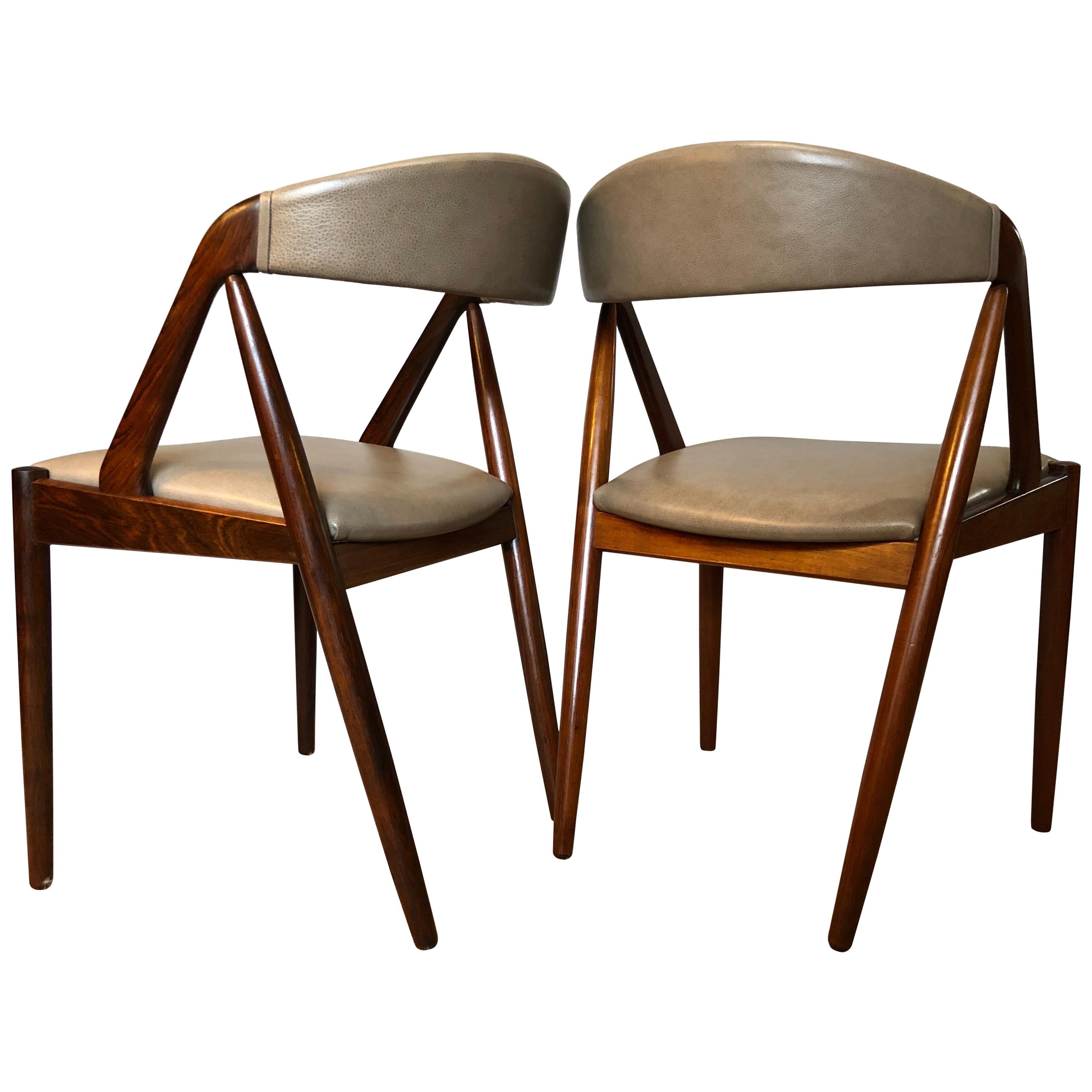 Kai Kristiansen Rosewood model 31’s, Set of 4