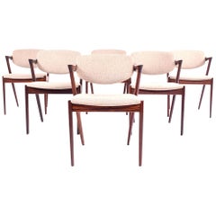 Kai Kristiansen Rosewood Model 42 Dining Chairs