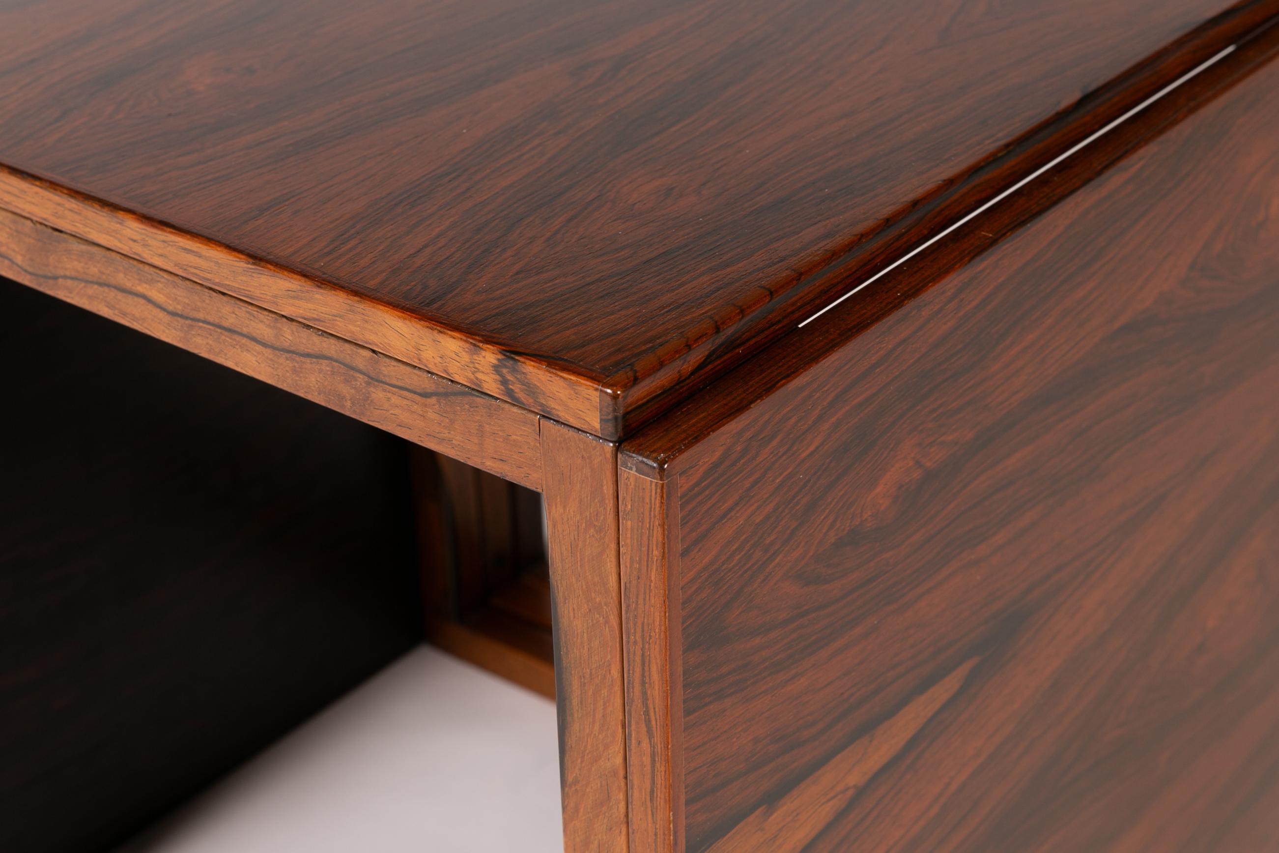 Rosewood Kai Kristiansen rosewood nesting tables For Sale