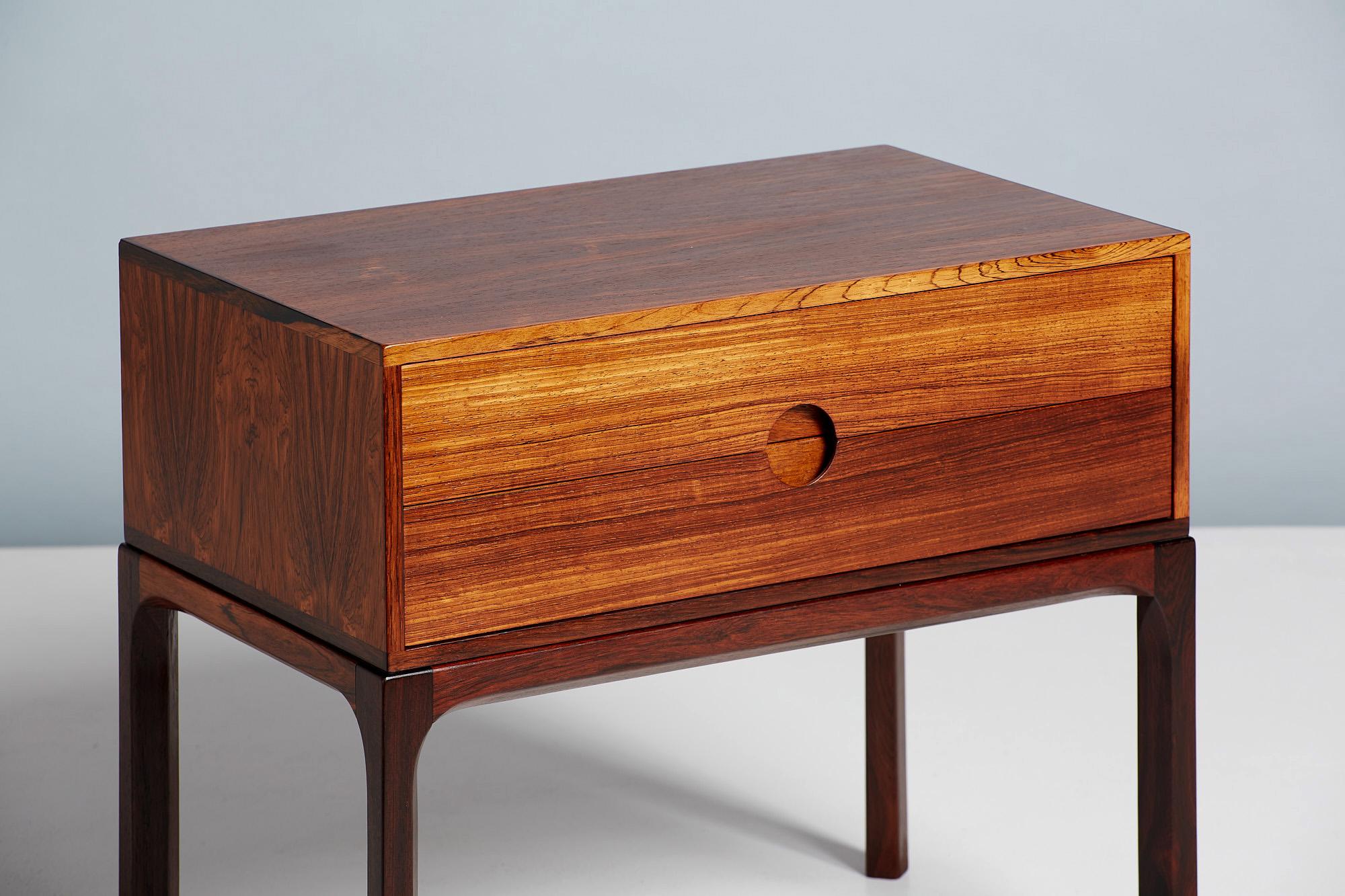 Kai Kristiansen Rosewood Nightstand, 1960s In Good Condition In London, GB