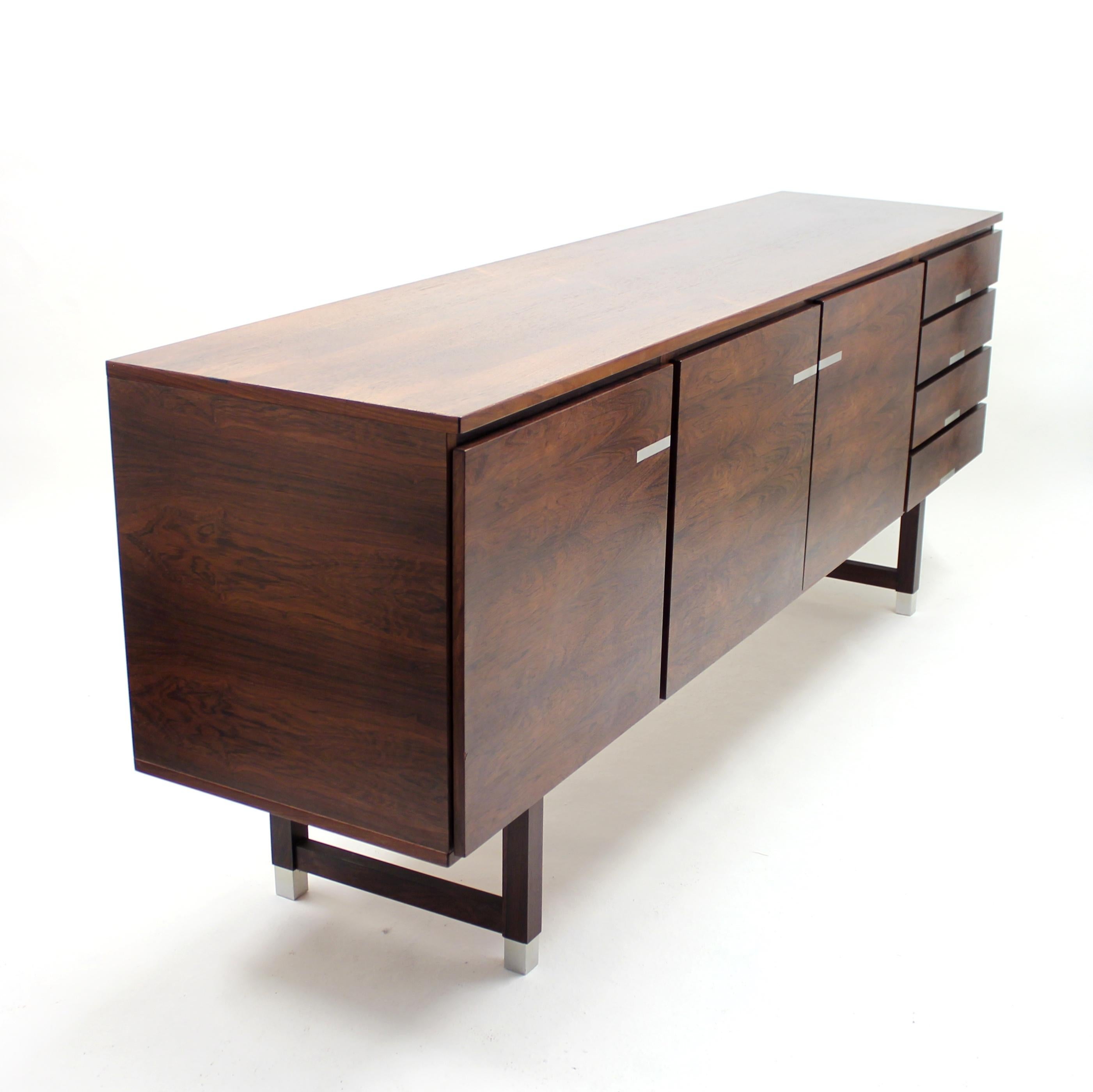 Danish Rosewood Sideboard for Feldballes Møbelfabrik, 1960s In Good Condition In Uppsala, SE