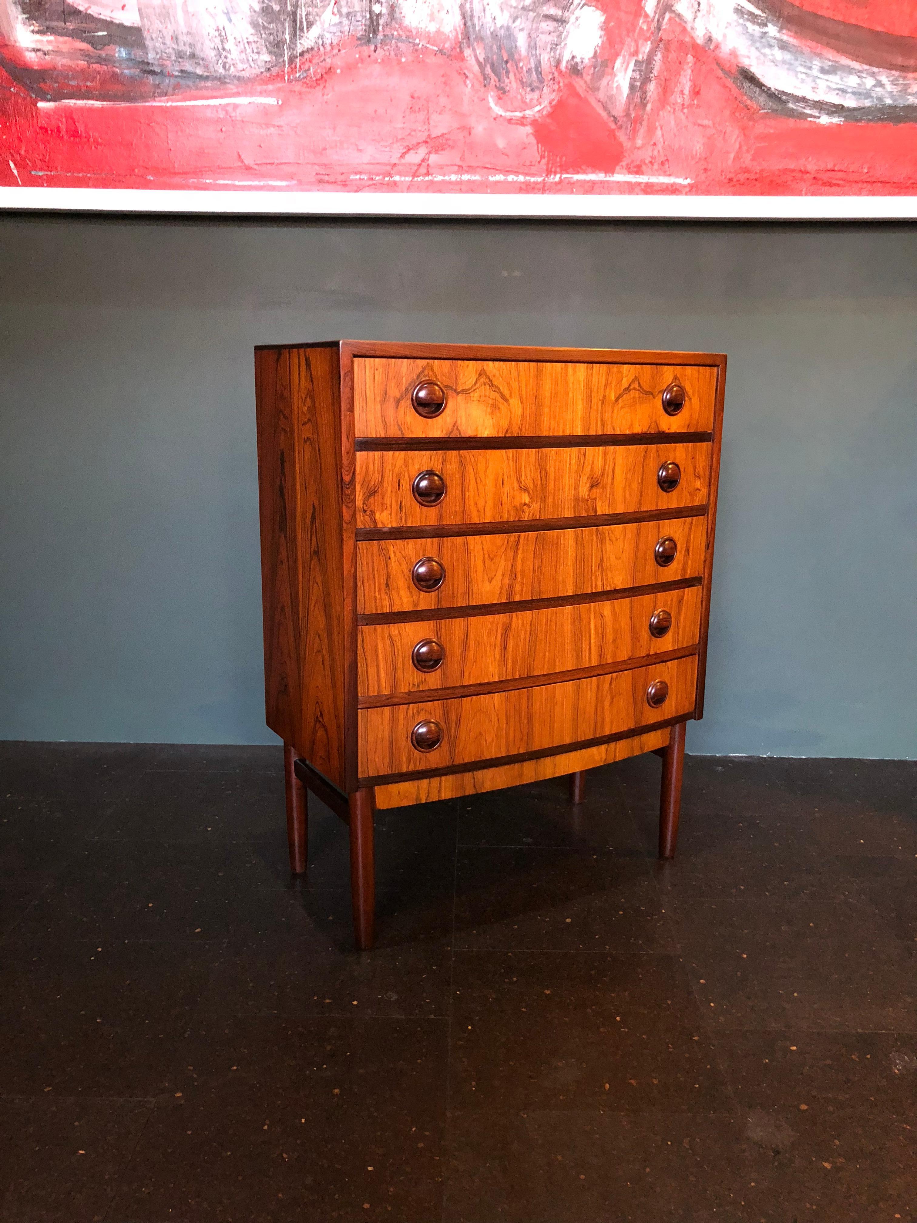 Kai Kristiansen, Rosewood Small Chest of Drawers  1