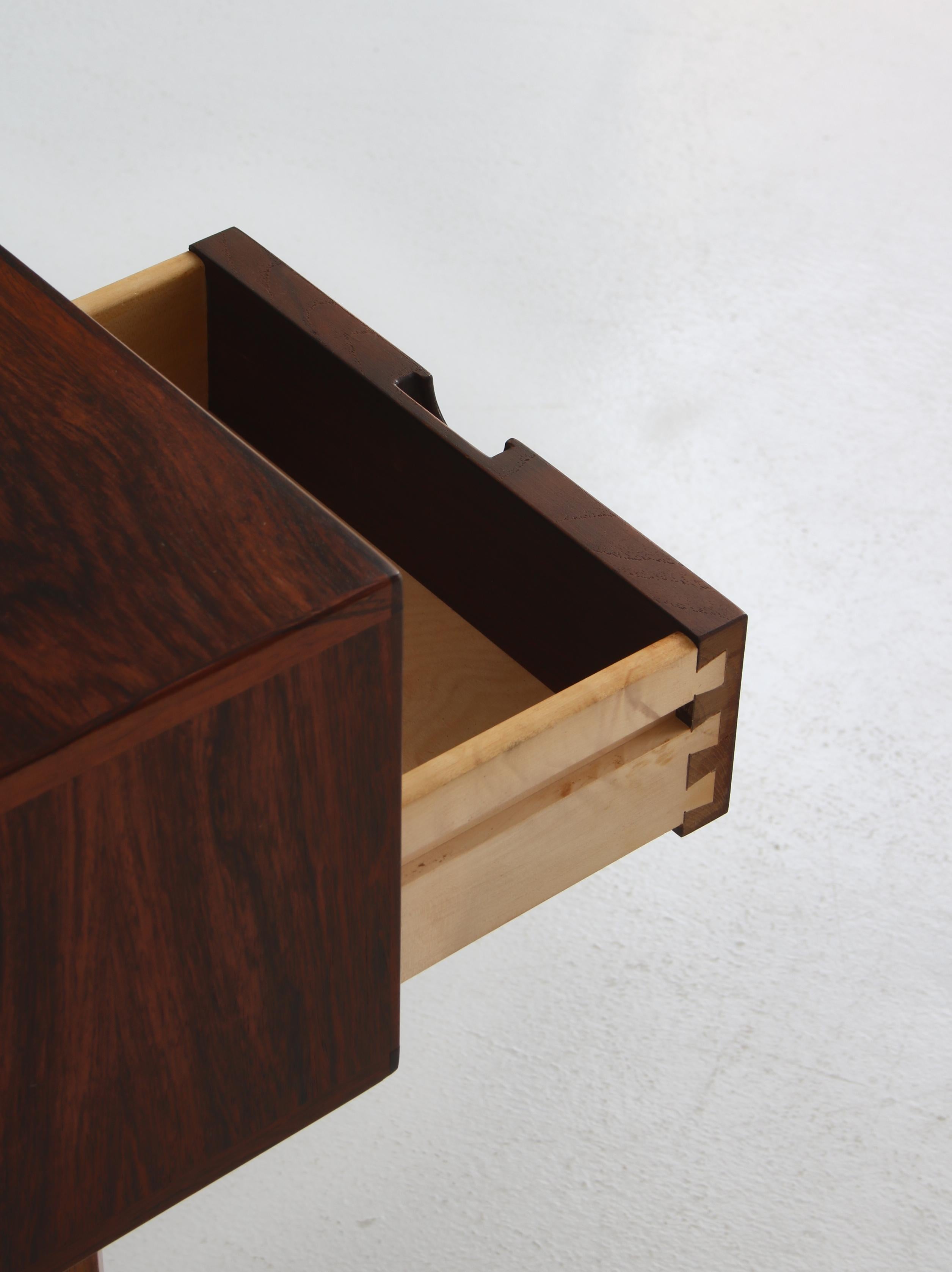 Kai Kristiansen Rosewood Vanity Table with Mirrors by Aksel Kjersgaard, 1960s 6