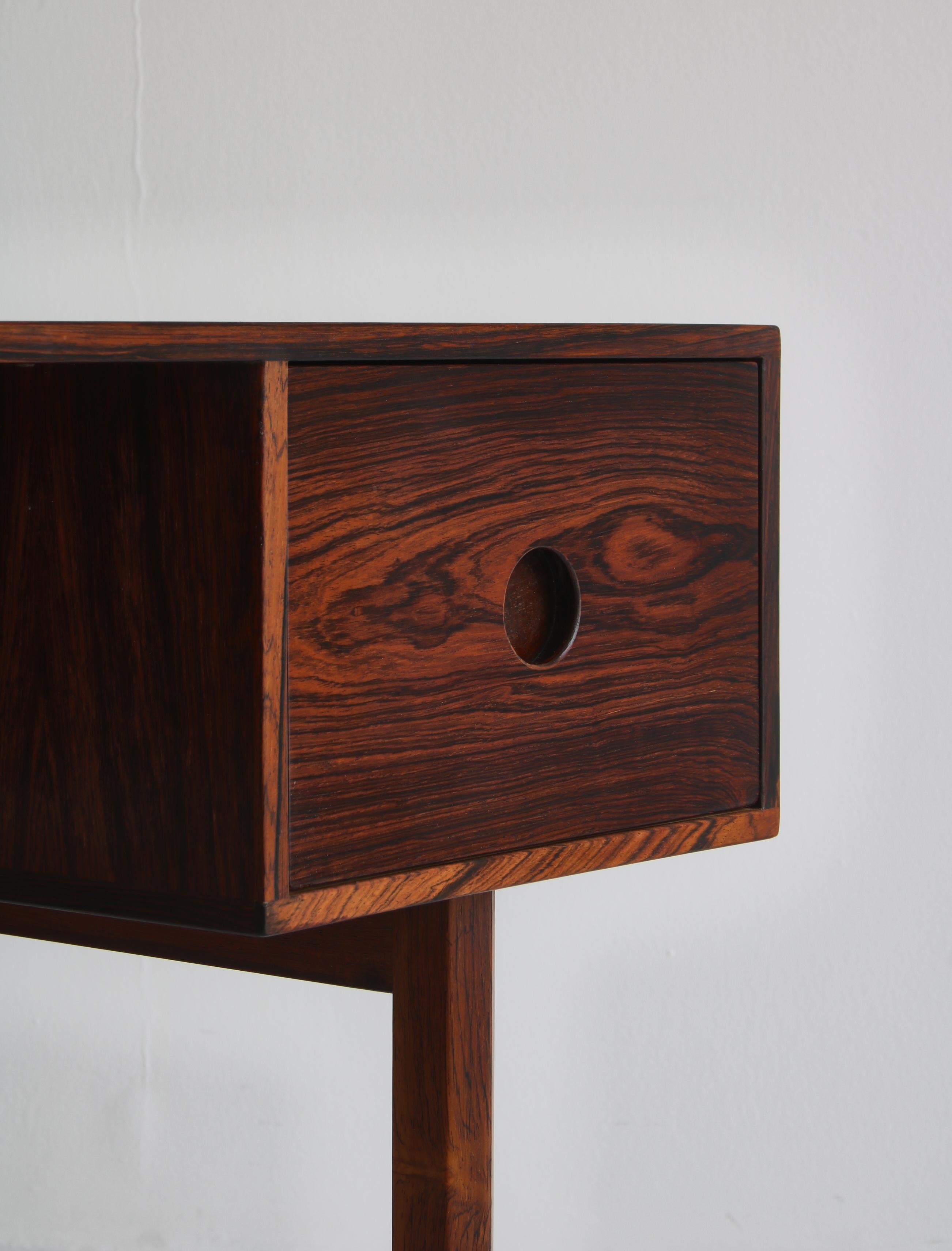 Kai Kristiansen Rosewood Vanity Table with Mirrors by Aksel Kjersgaard, 1960s 1