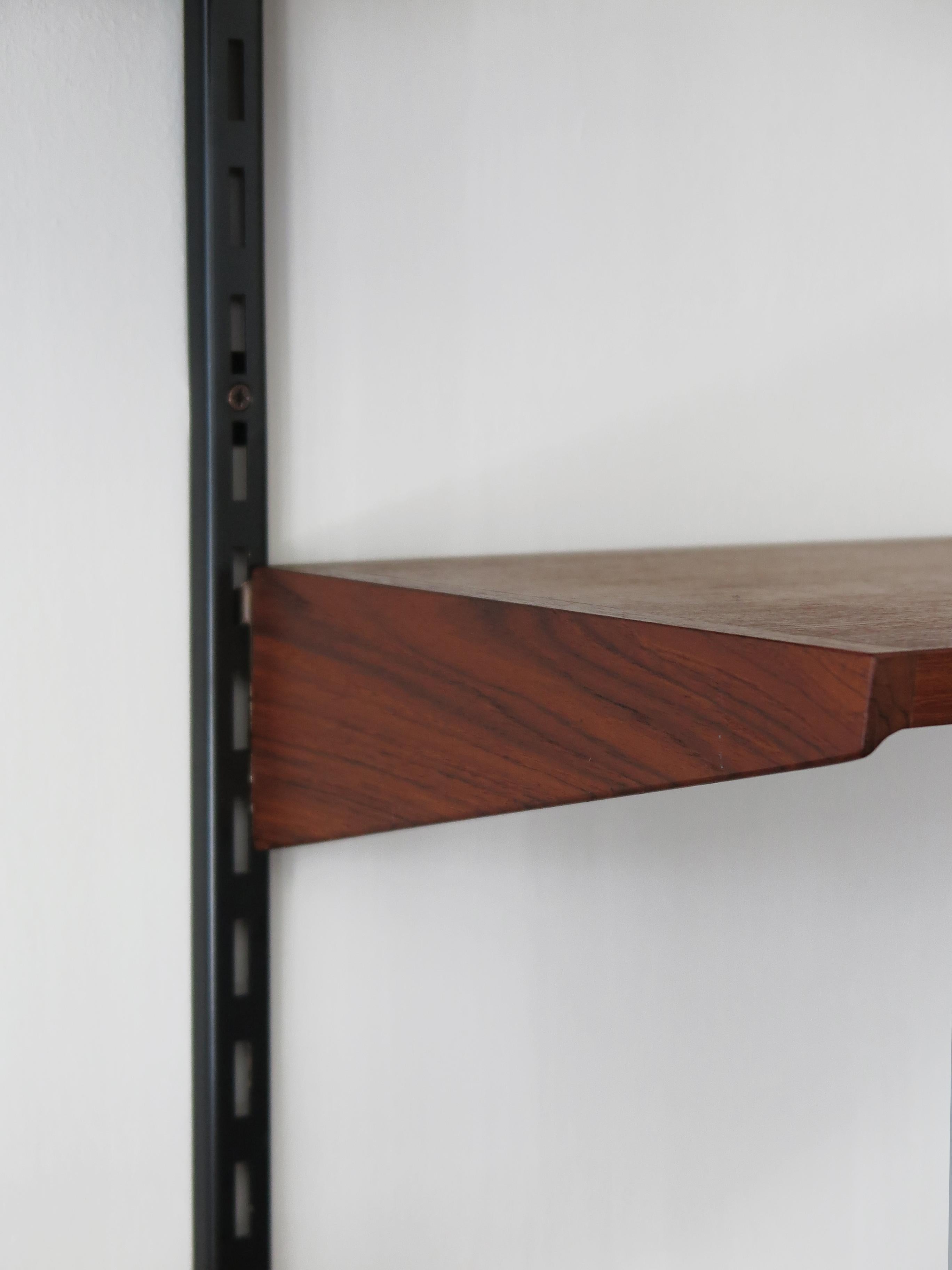 Kai Kristiansen Scandinavian Teak Shelves System for FM Mobler, 1960s 4