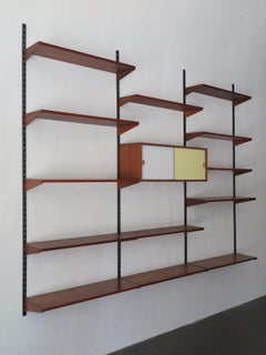 Kai Kristiansen Scandinavian Teak Shelves System for FM Mobler, 1960s