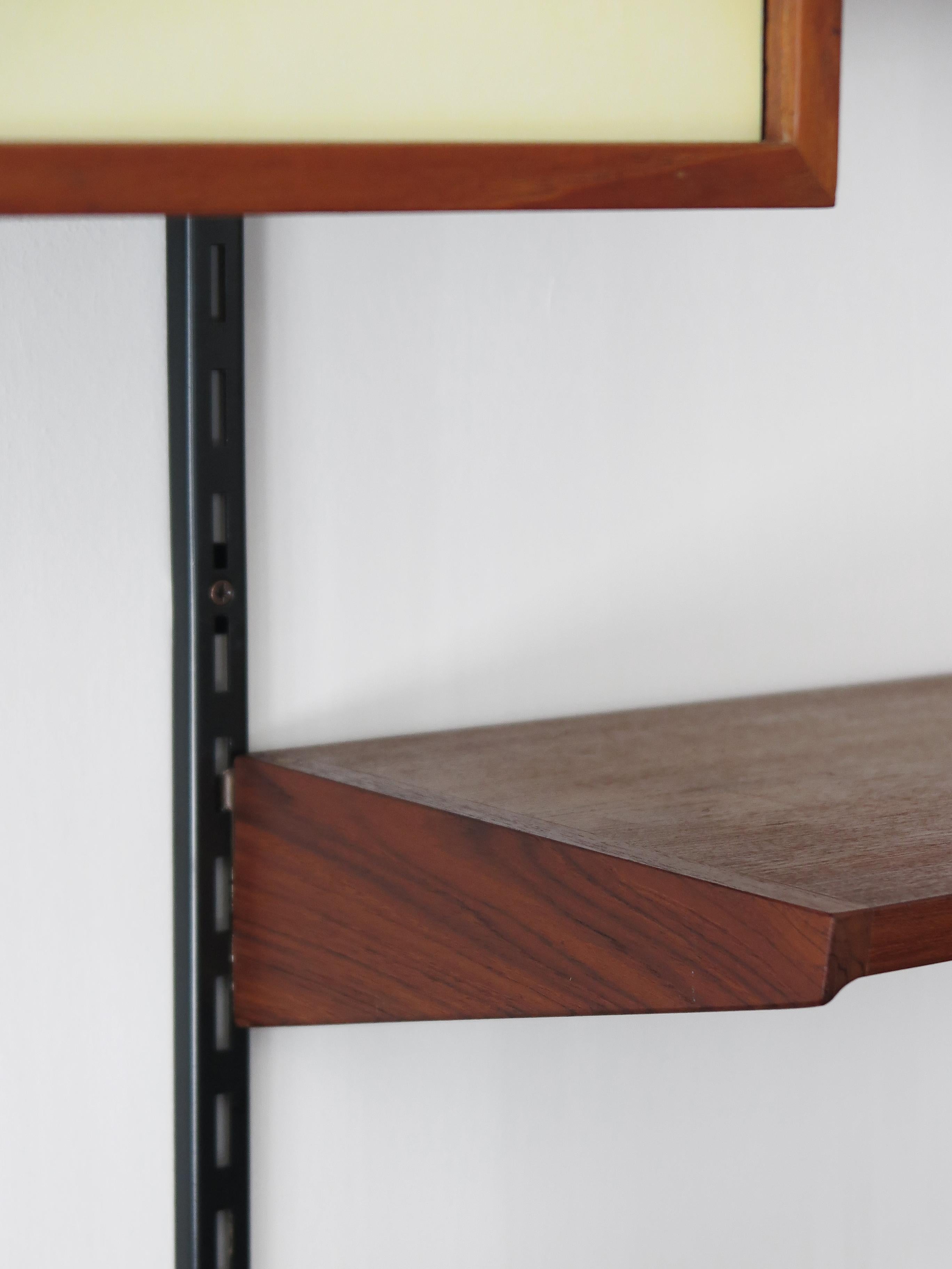 Kai Kristiansen Scandinavian Teak Shelves System for FM Mobler, 1960s 1