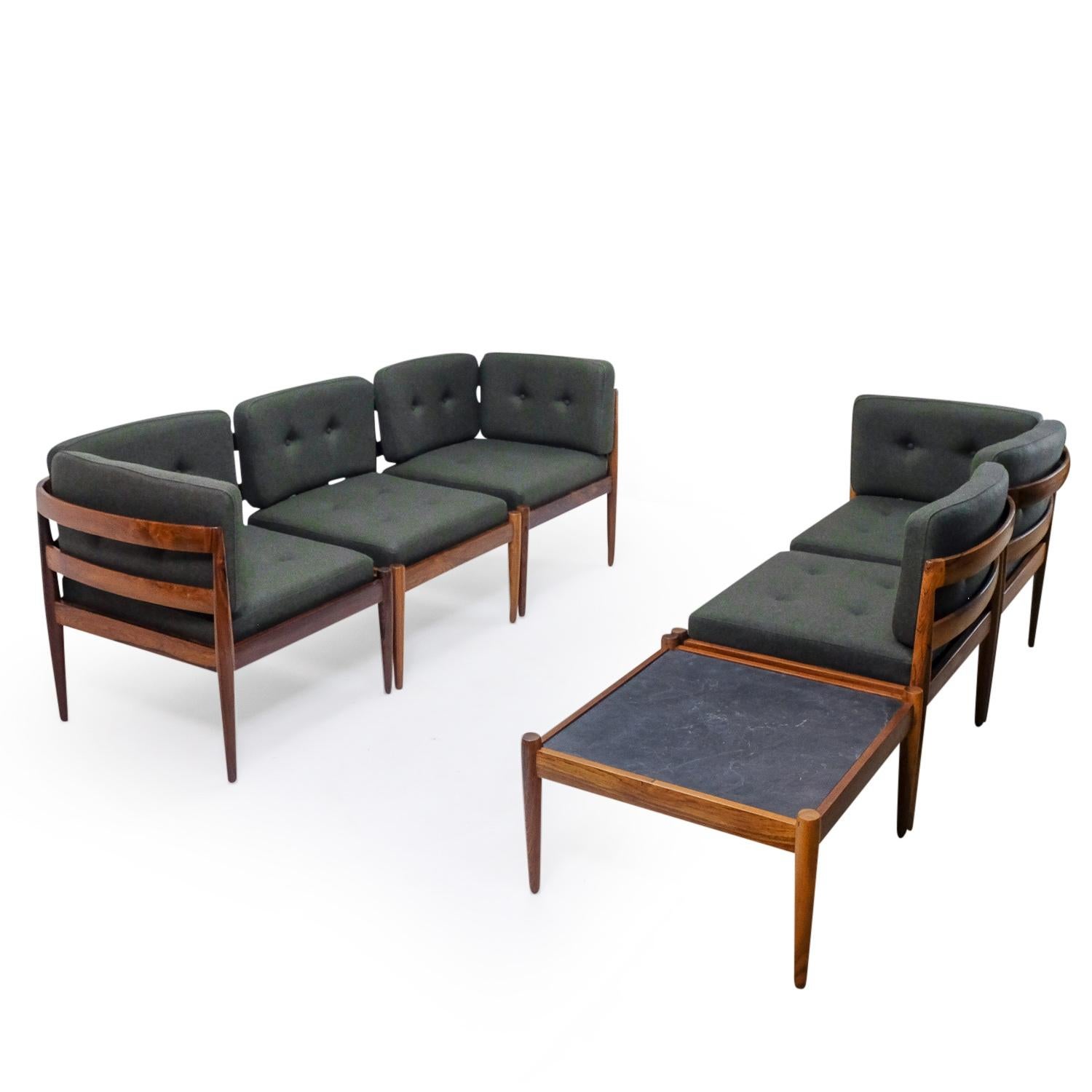 Danish Design Kai Kristiansen Seating Group Model Universe, 1960s For Sale 2