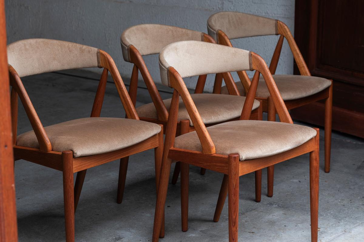 Kai Kristiansen Set of 4 Dining Chairs 