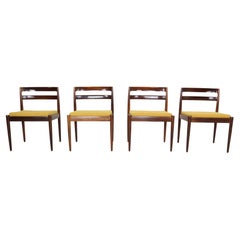 Kai Kristiansen Set of 4 "Universe 301" Dining Chairs, 1960, Denmark