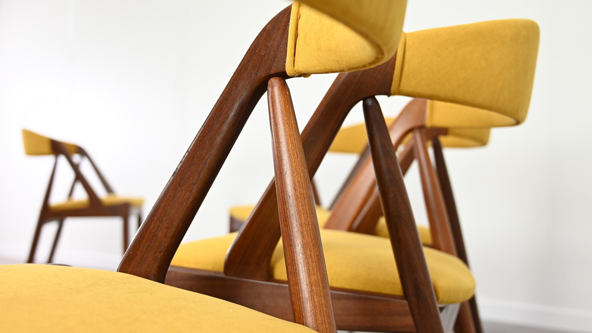 Kai Kristiansen, set of 8 chairs model 31 2