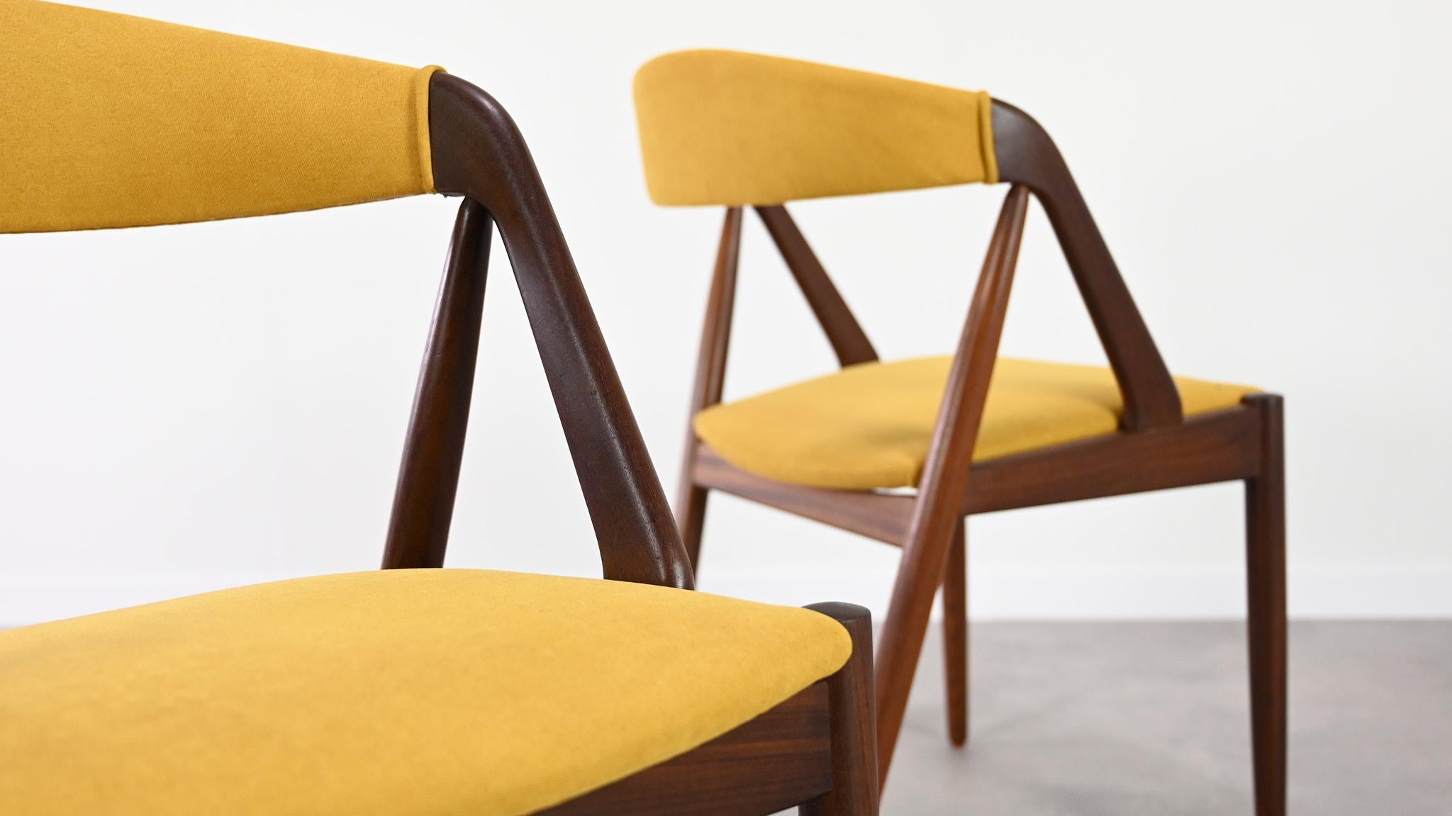 Kai Kristiansen, set of 8 chairs model 31 8