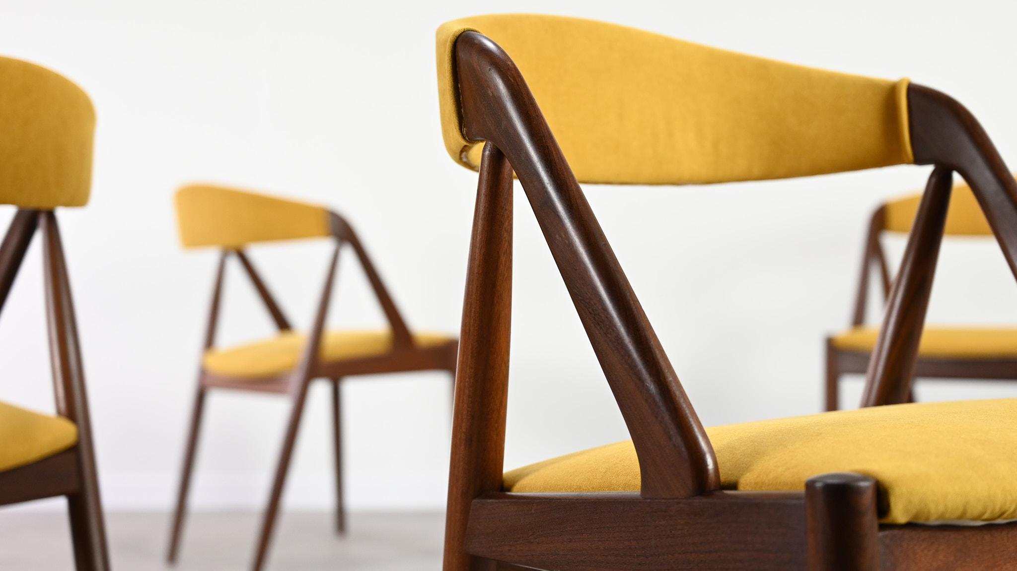 Mid-20th Century Kai Kristiansen, set of 8 chairs model 31